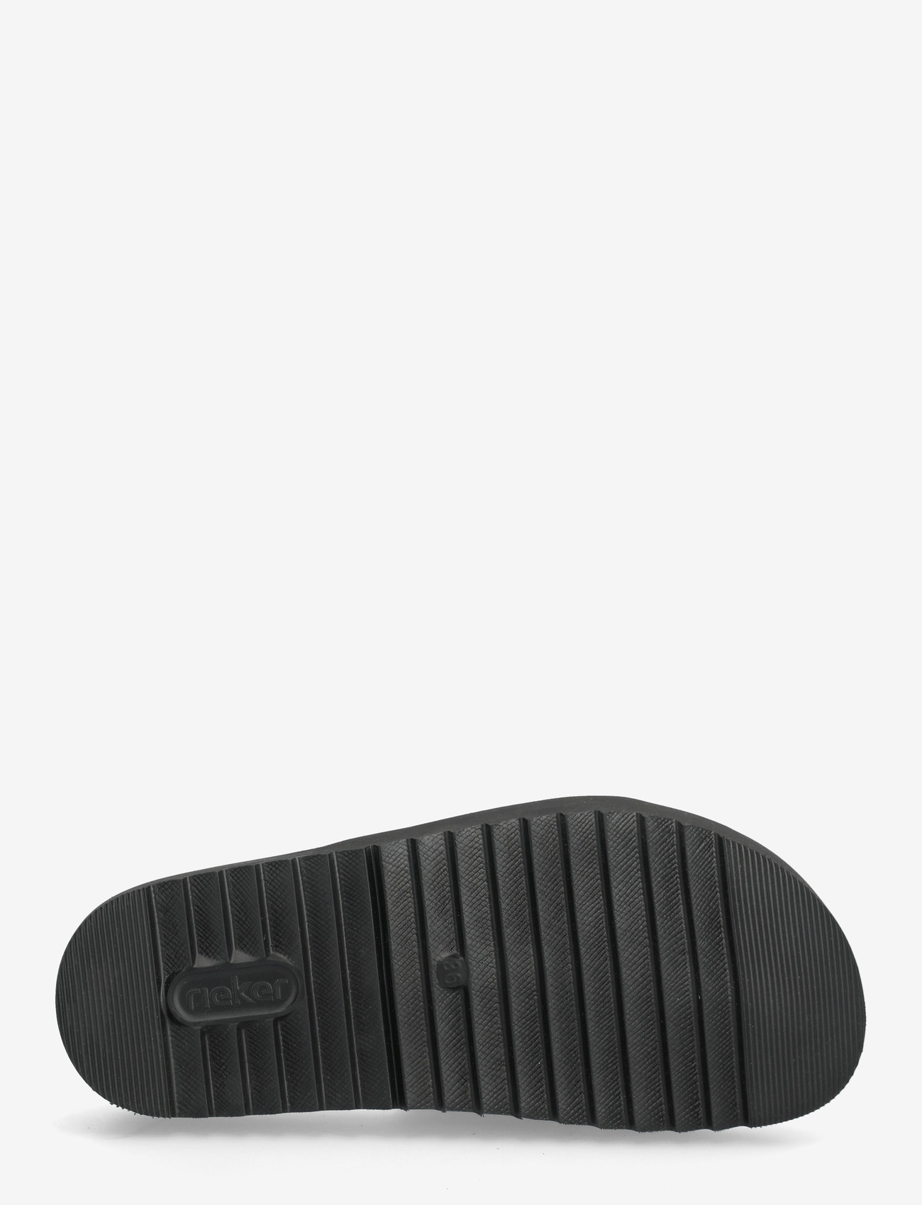 Rieker - V5650-00 - flache sandalen - black - 4