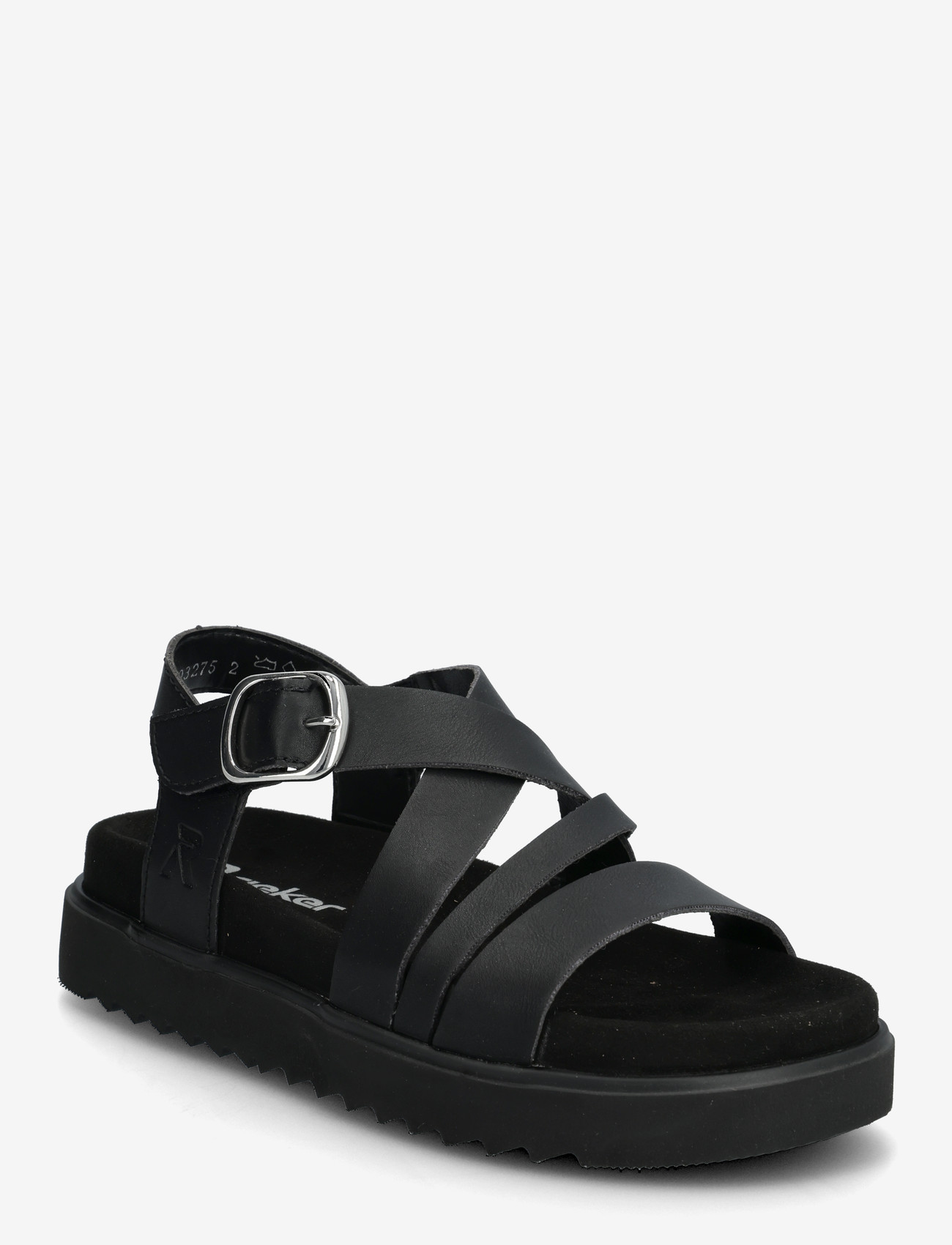 Rieker - V5663-00 - flade sandaler - black - 0