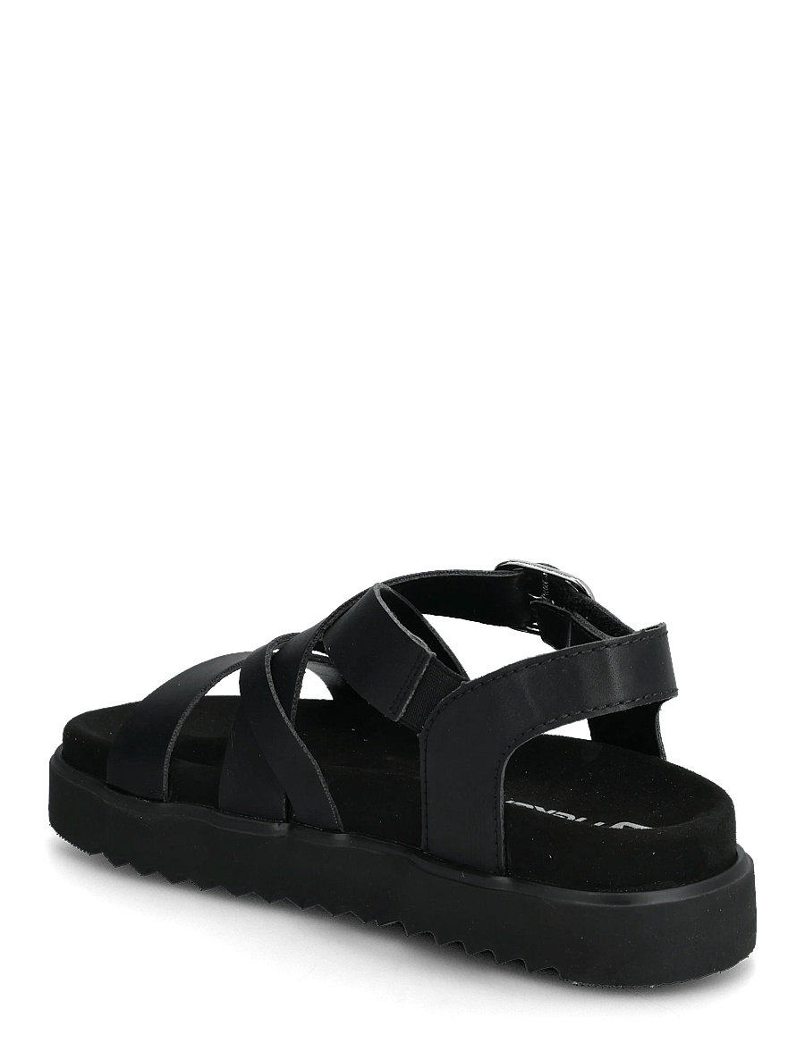 Rieker - V5663-00 - flade sandaler - black - 2