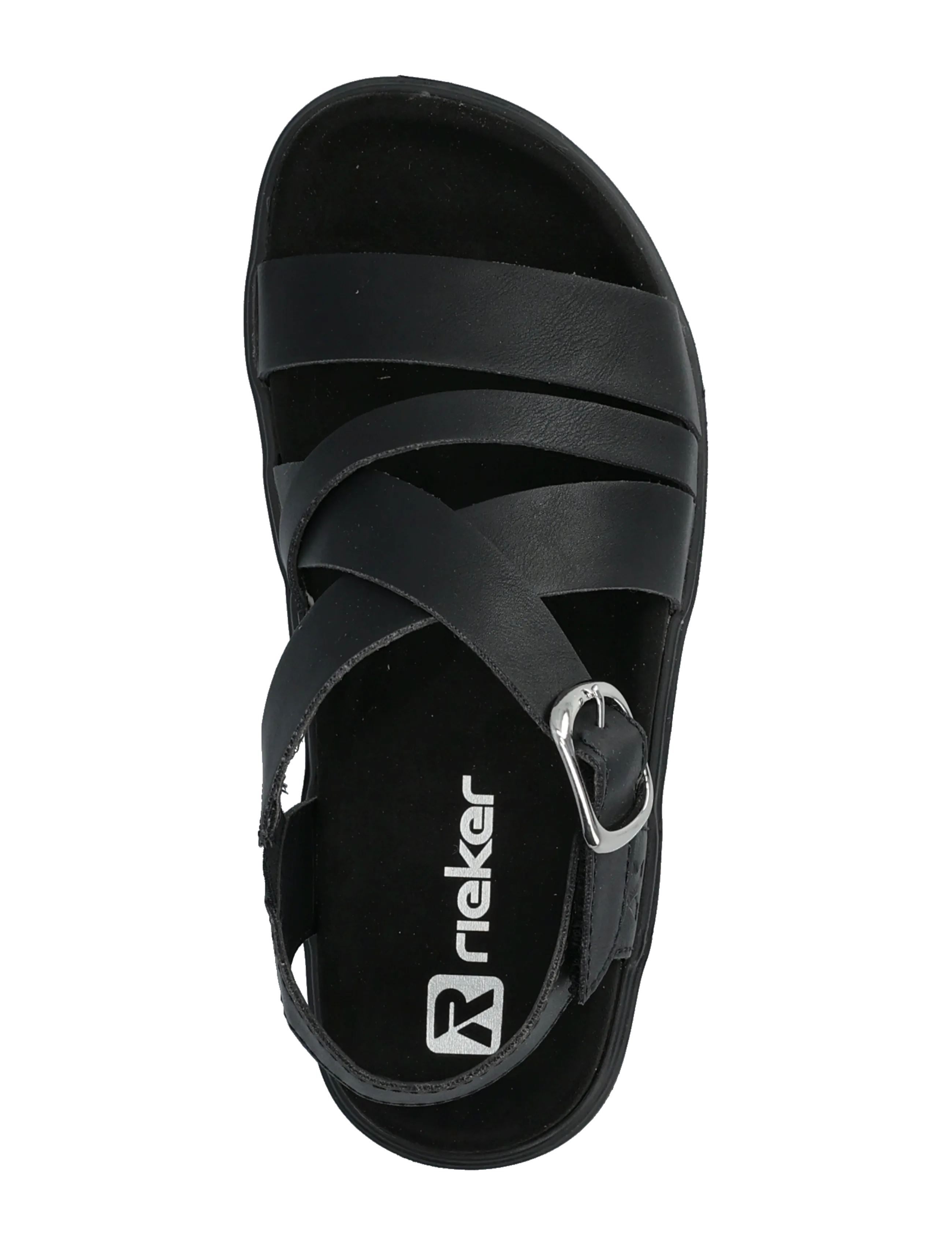 Rieker - V5663-00 - kontsata sandaalid - black - 3