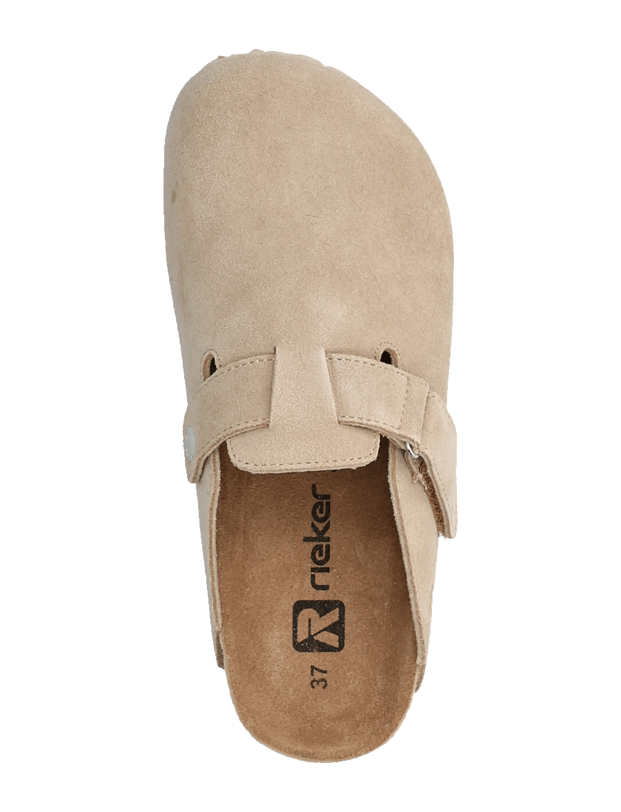 Rieker - V6194-60 - flache sandalen - beige - 3