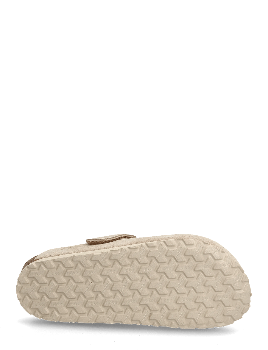 Rieker - V6194-60 - flache sandalen - beige - 4