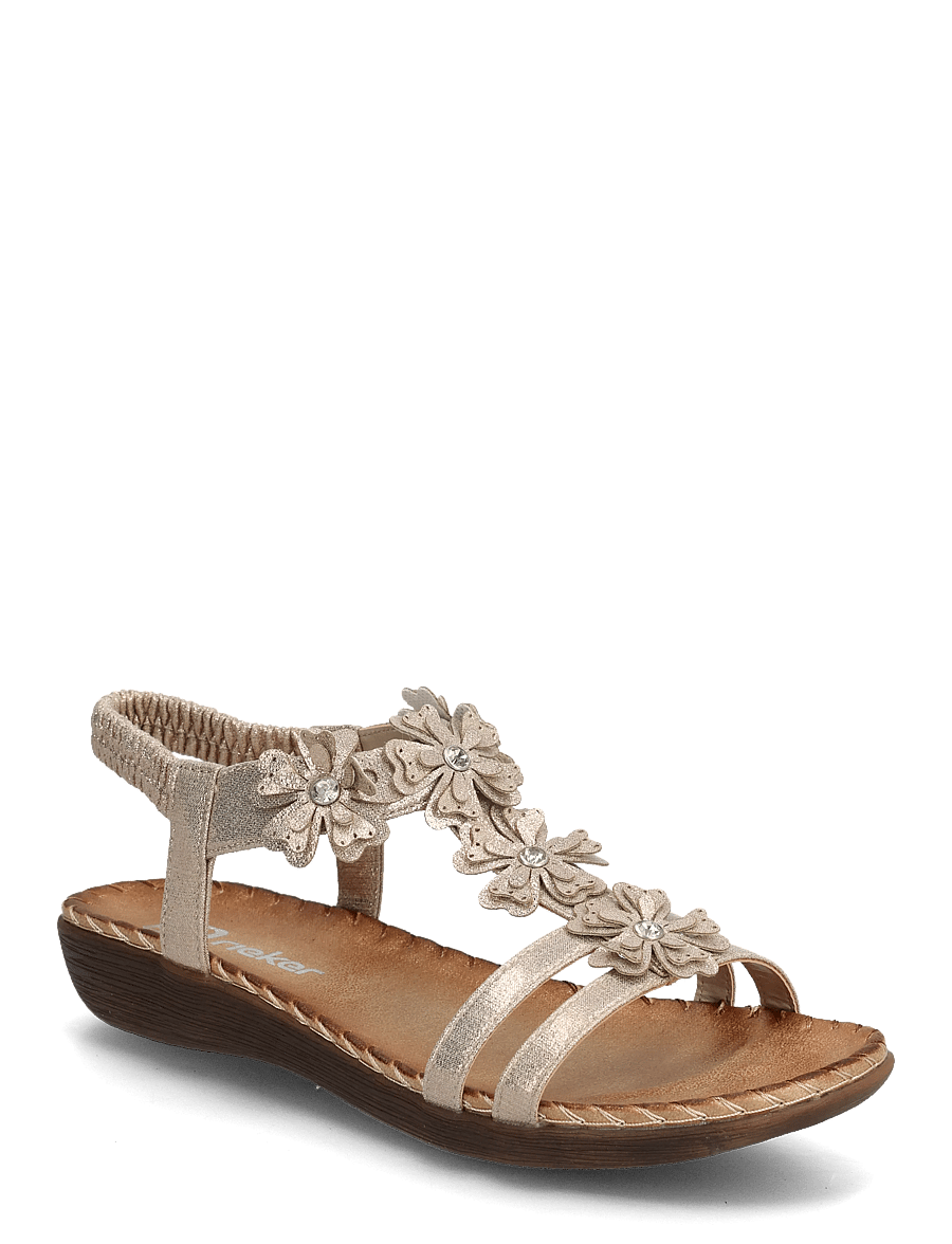 Rieker - Rieker Ladies' sandals V7573-90 Gold - flache sandalen - other colours - 0