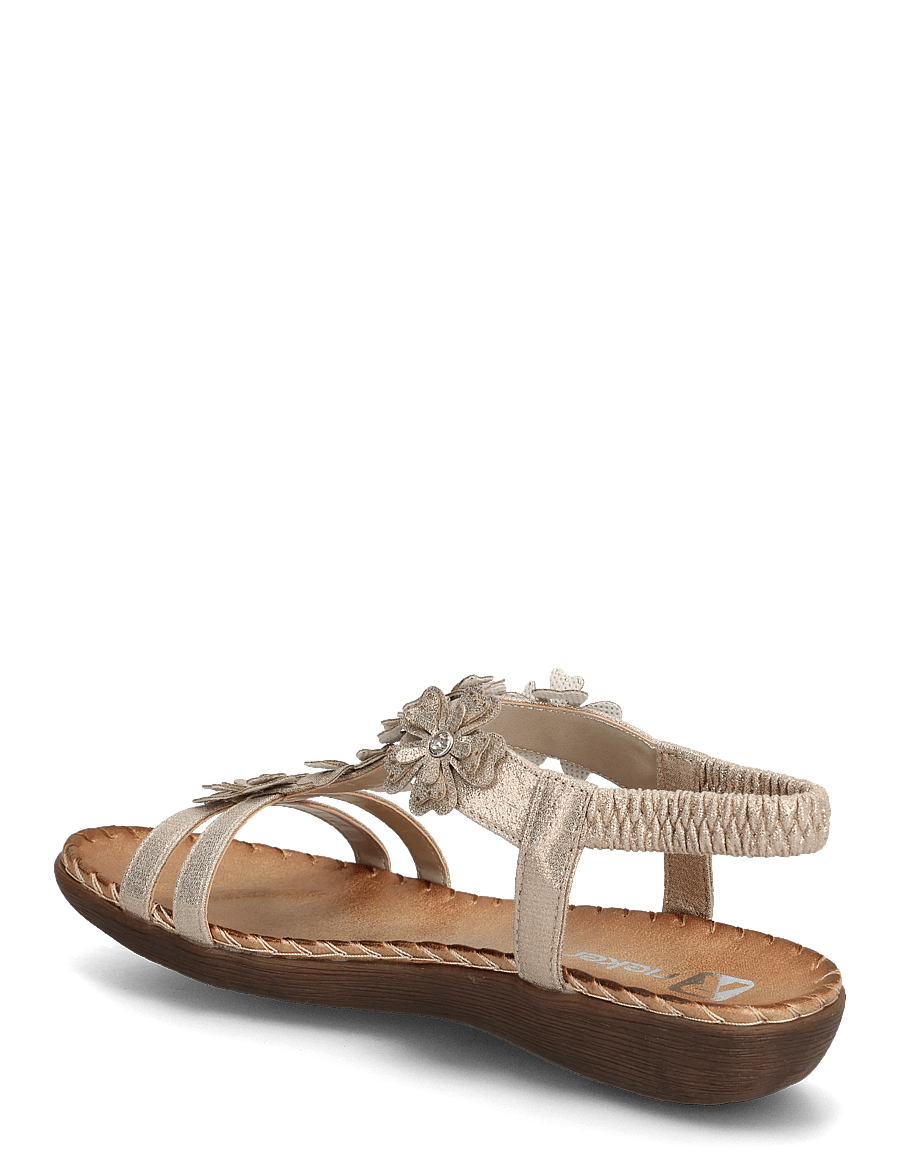 Rieker - Rieker Ladies' sandals V7573-90 Gold - flache sandalen - other colours - 2