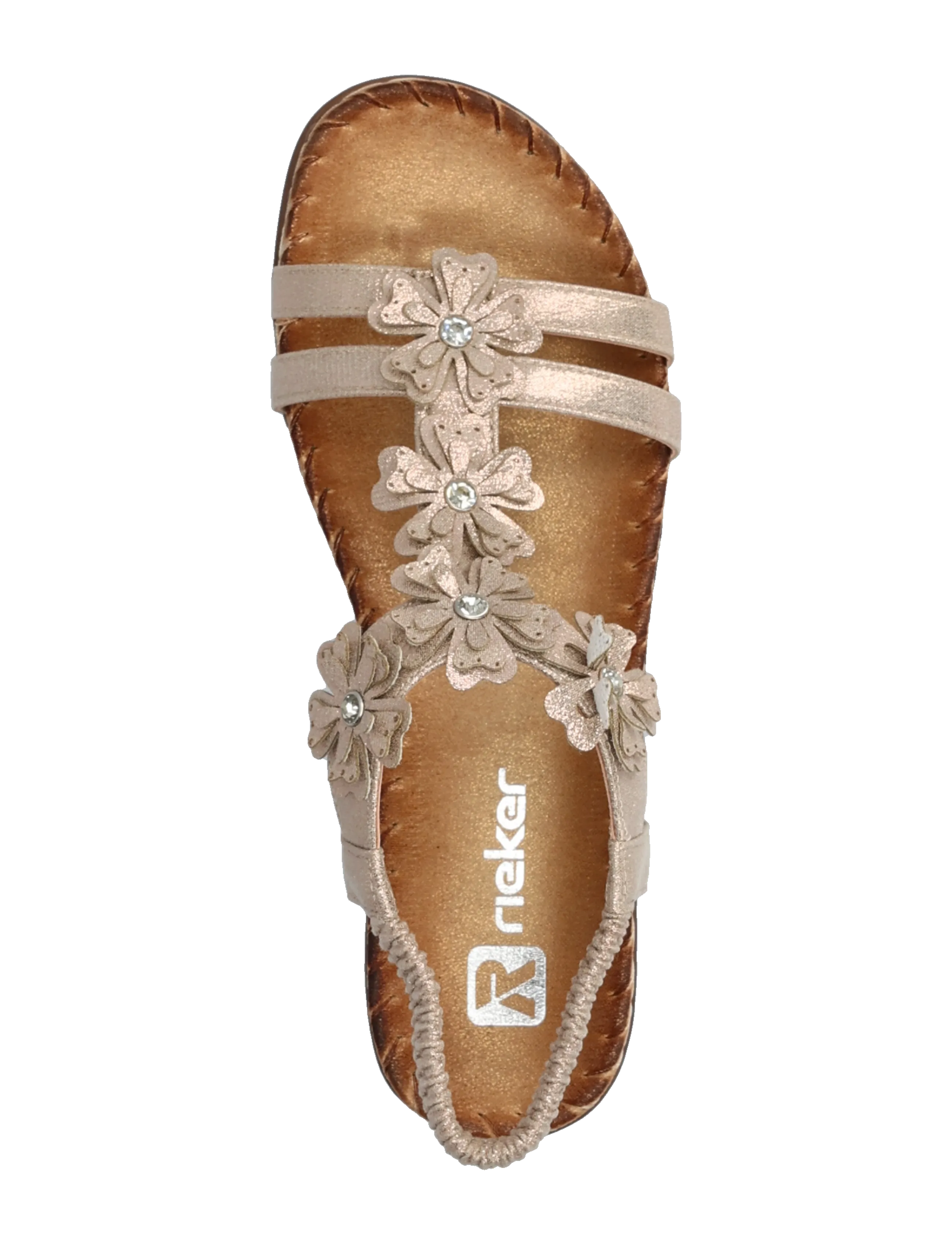 Ladies' Sandals V7573-90 Gold 4