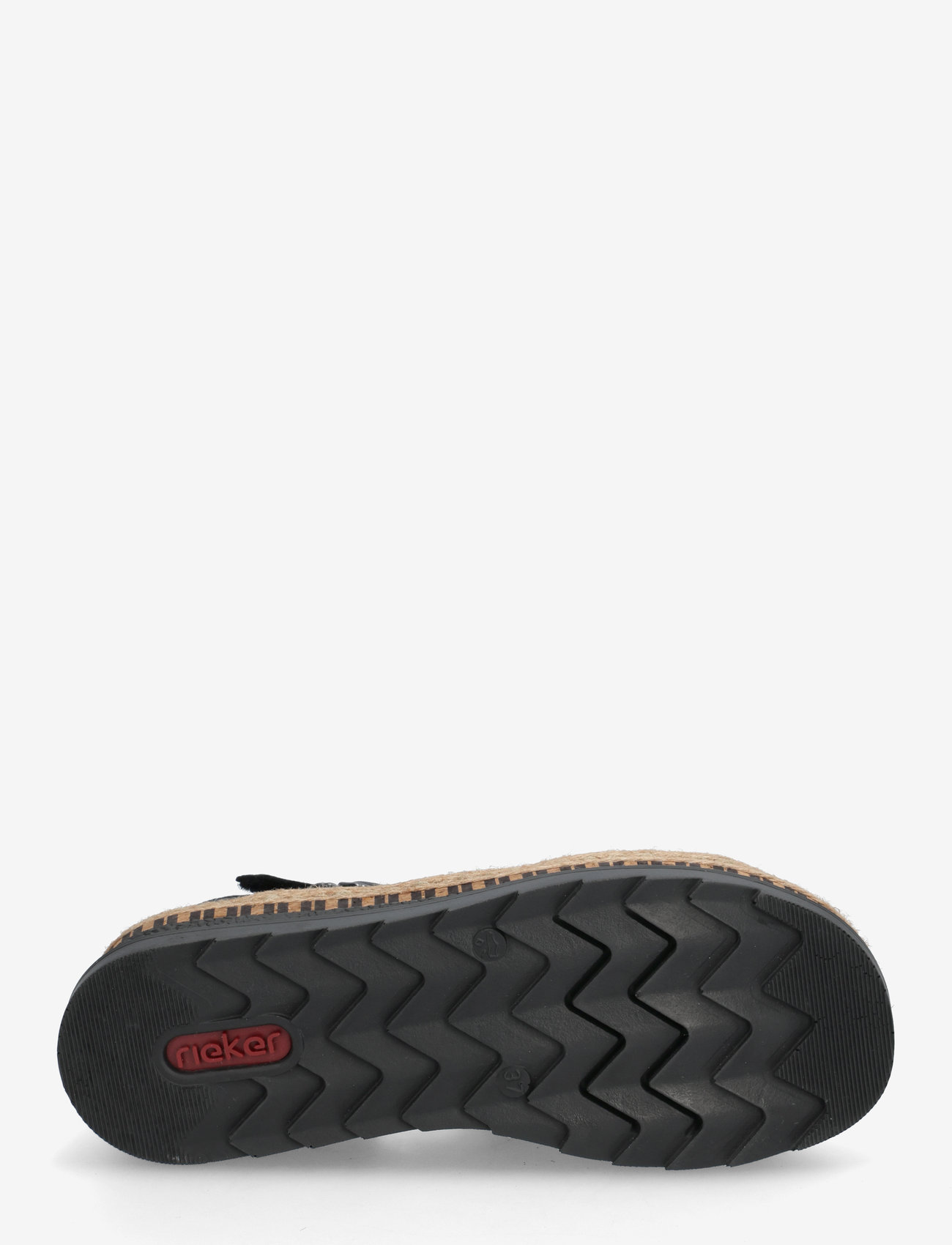 Rieker - Rieker Ladies' sandals V7904-90 Multi - platte sandalen - black - 4