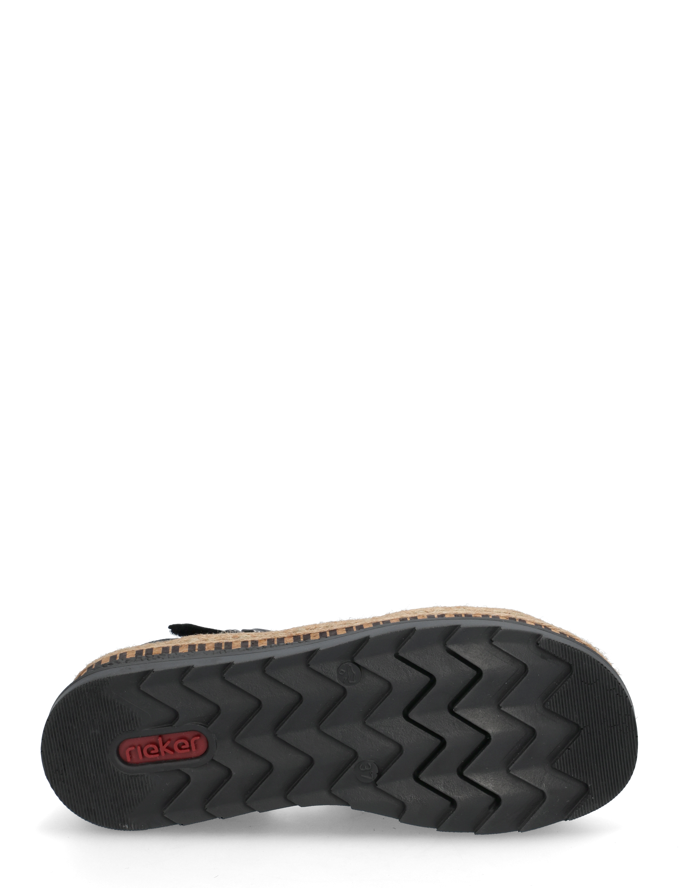 Rieker - Rieker Ladies' sandals V7904-90 Multi - flache sandalen - black - 4