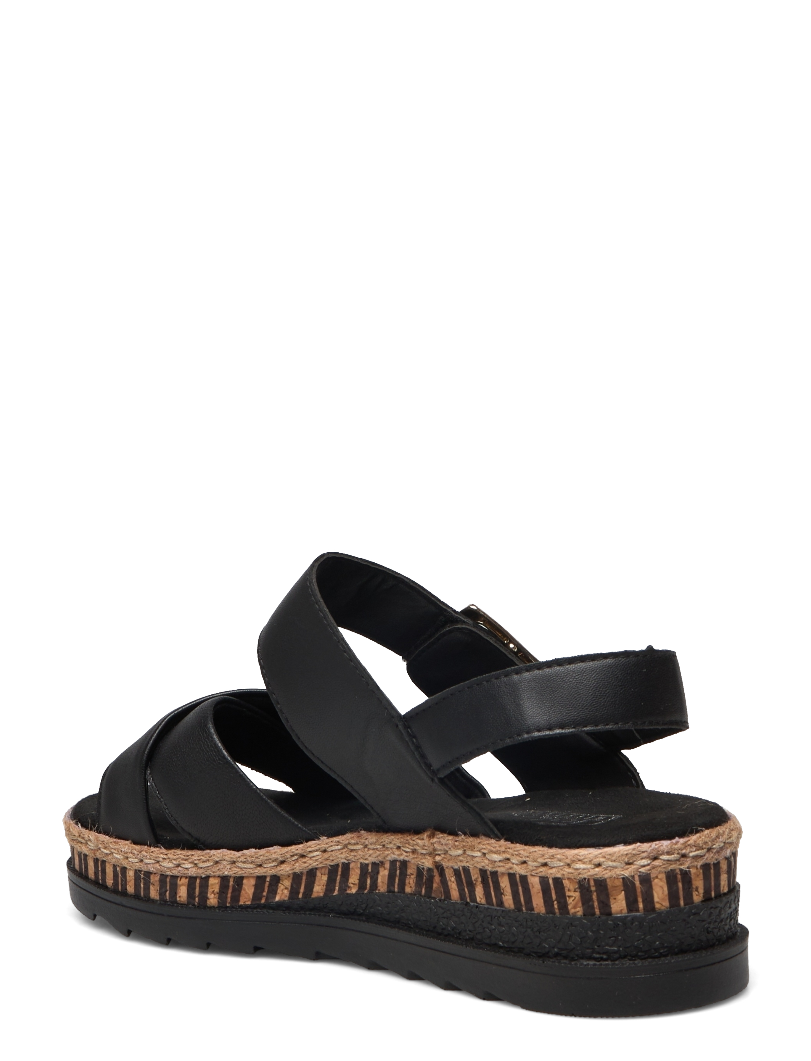Rieker - Rieker Ladies' sandals V7951-90 Metallic - plateau-sandalen - black - 2