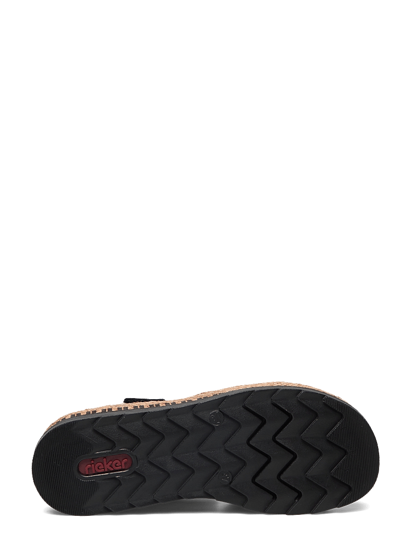 Rieker - Rieker Ladies' sandals V7951-24 brown - plateau-sandalen - black - 4