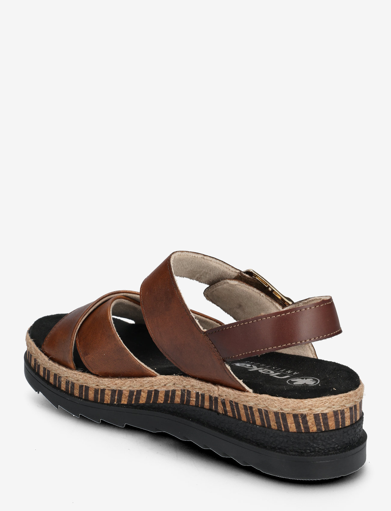 Rieker - Rieker Ladies' sandals V7951-24 brown - platåsandaler - brown - 2