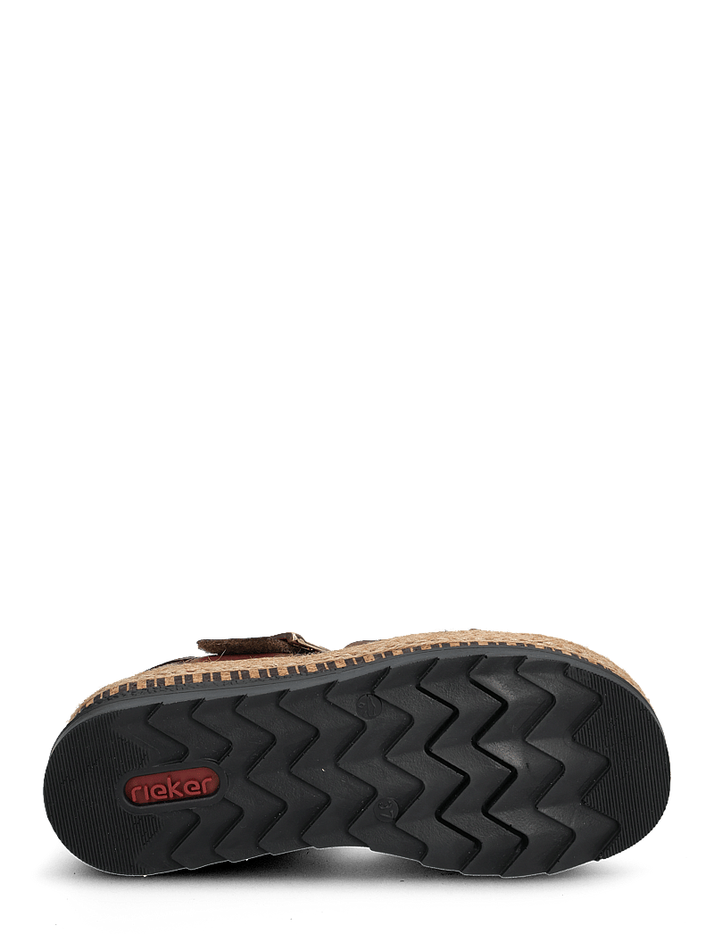 Rieker - Rieker Ladies' sandals V7951-90 Metallic - platvorm sandaalid - brown - 4