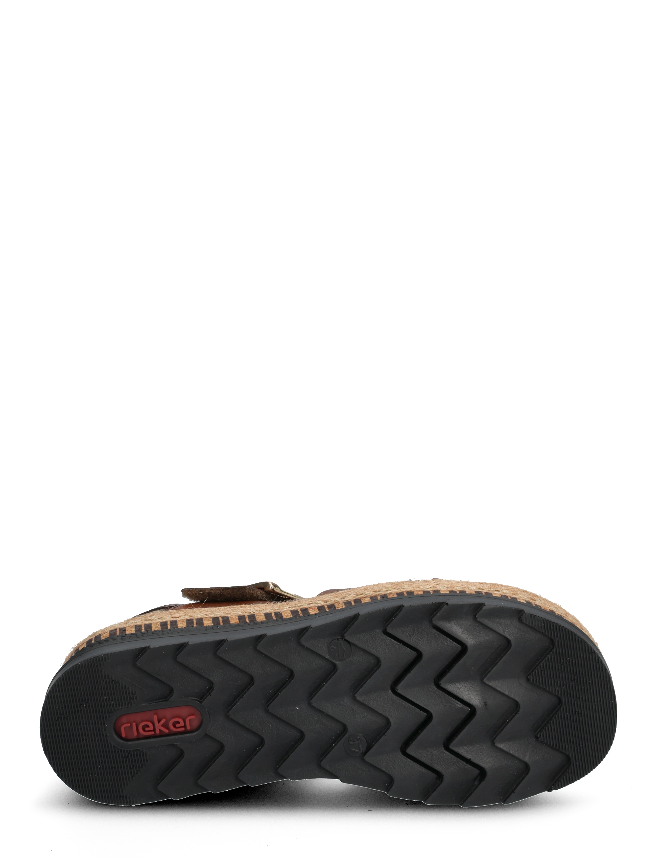 Rieker - Rieker Ladies' sandals V7951-00 black - brown - 4