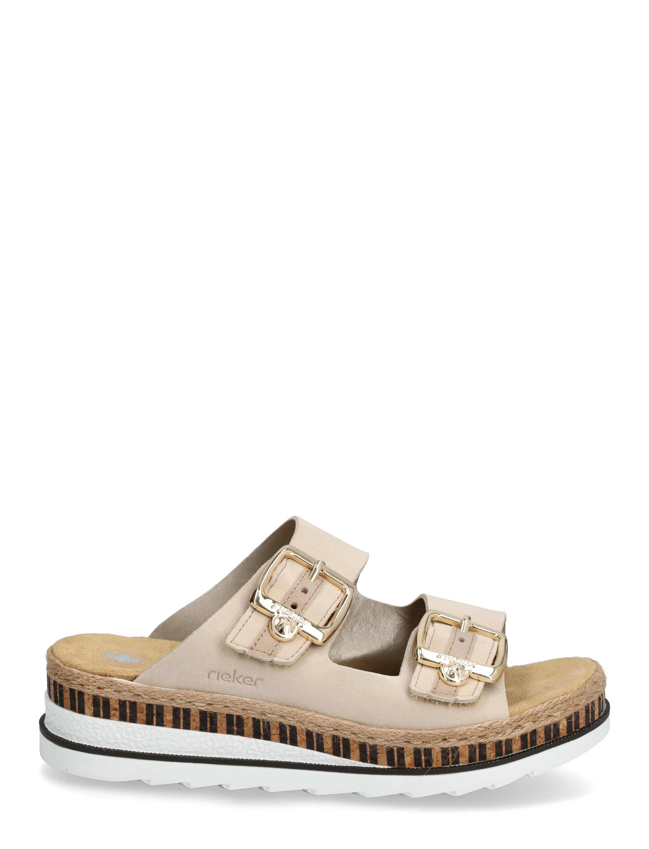 Rieker - Rieker Ladies' sandals V7955-90 Multi - flat sandals - beige - 1