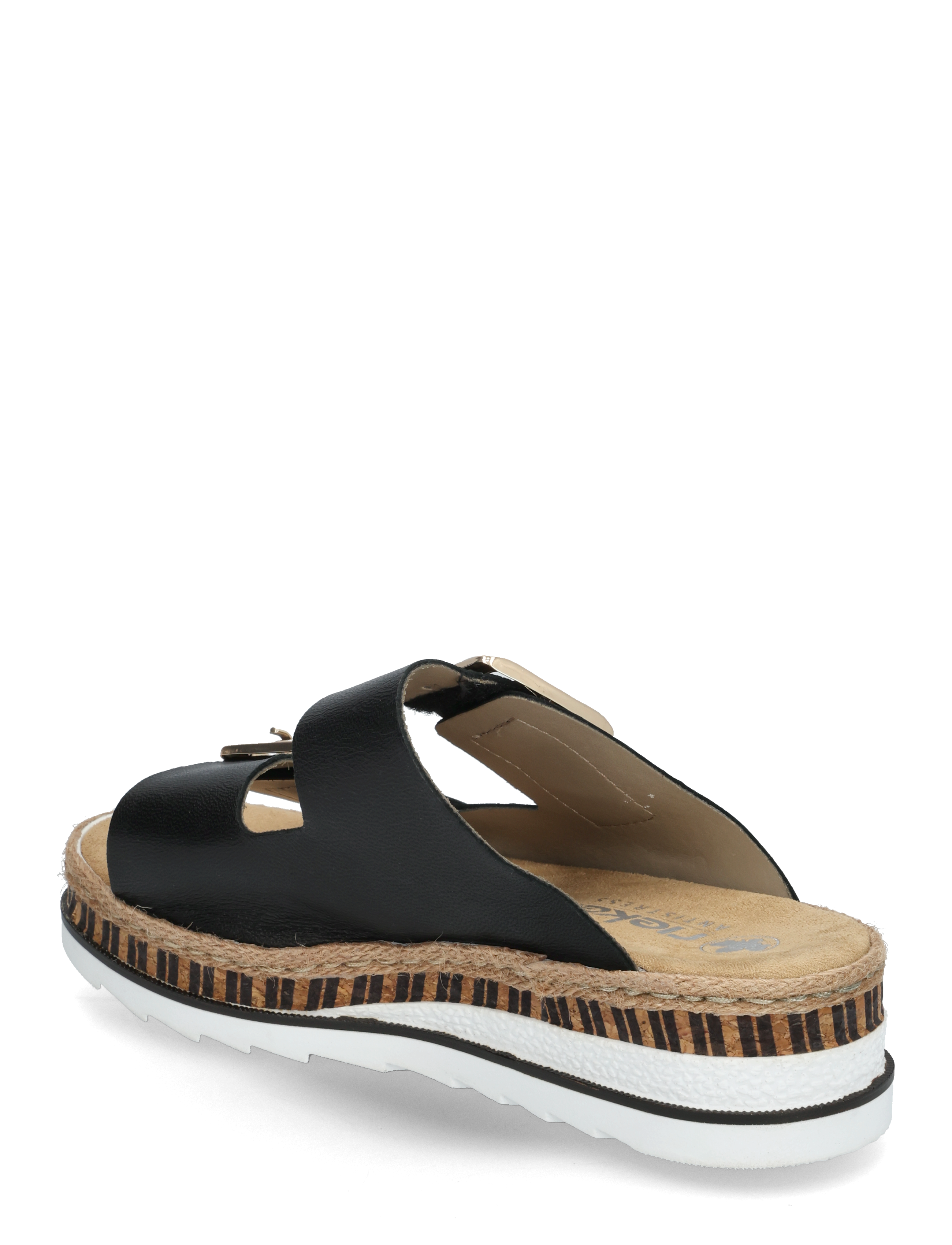 Rieker - Rieker Ladies' sandals V7955-90 Multi - flat sandals - black - 2