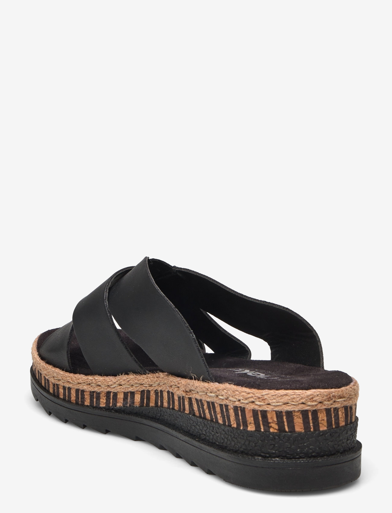 Rieker - Rieker Ladies' sandals V7989-00 black - flat mules - black - 2