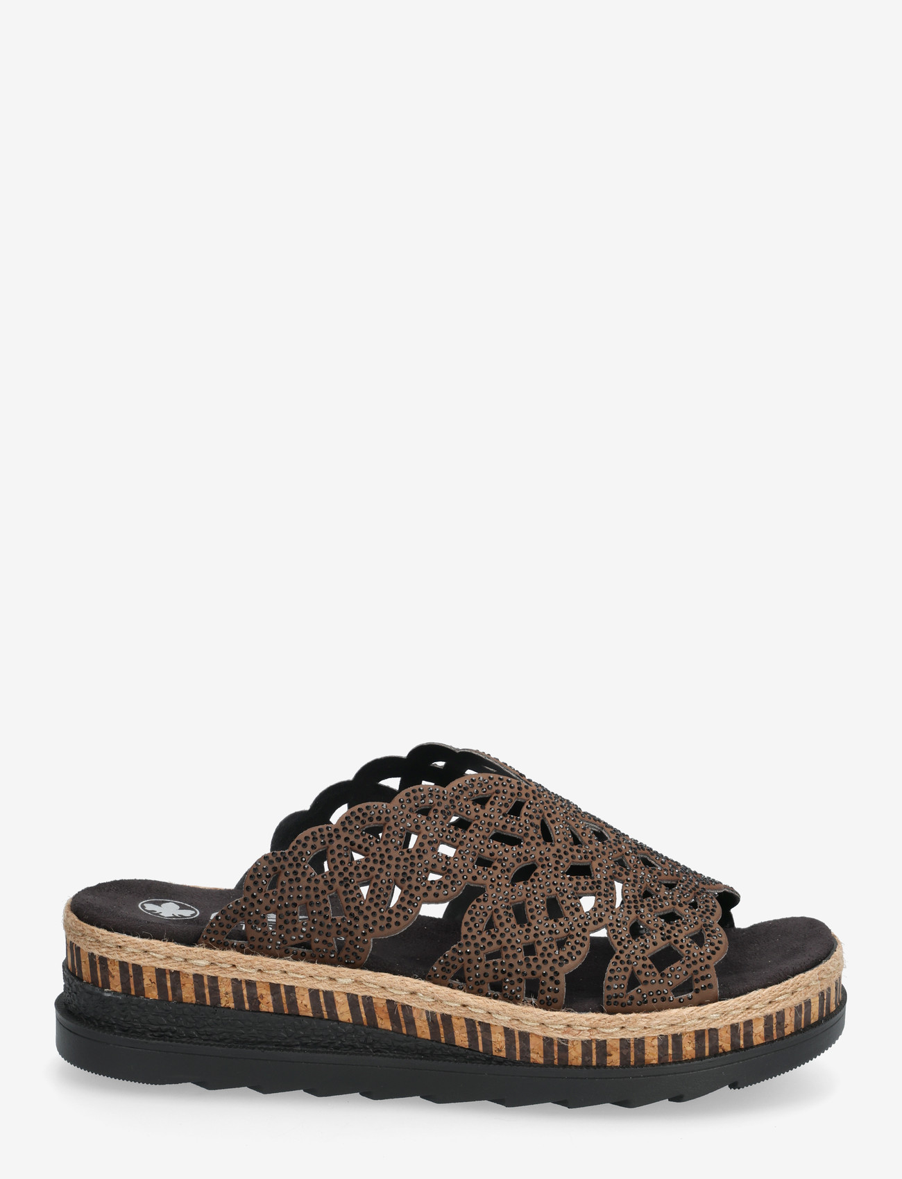 Rieker - V7992-24 - platformsandaler - brown - 1