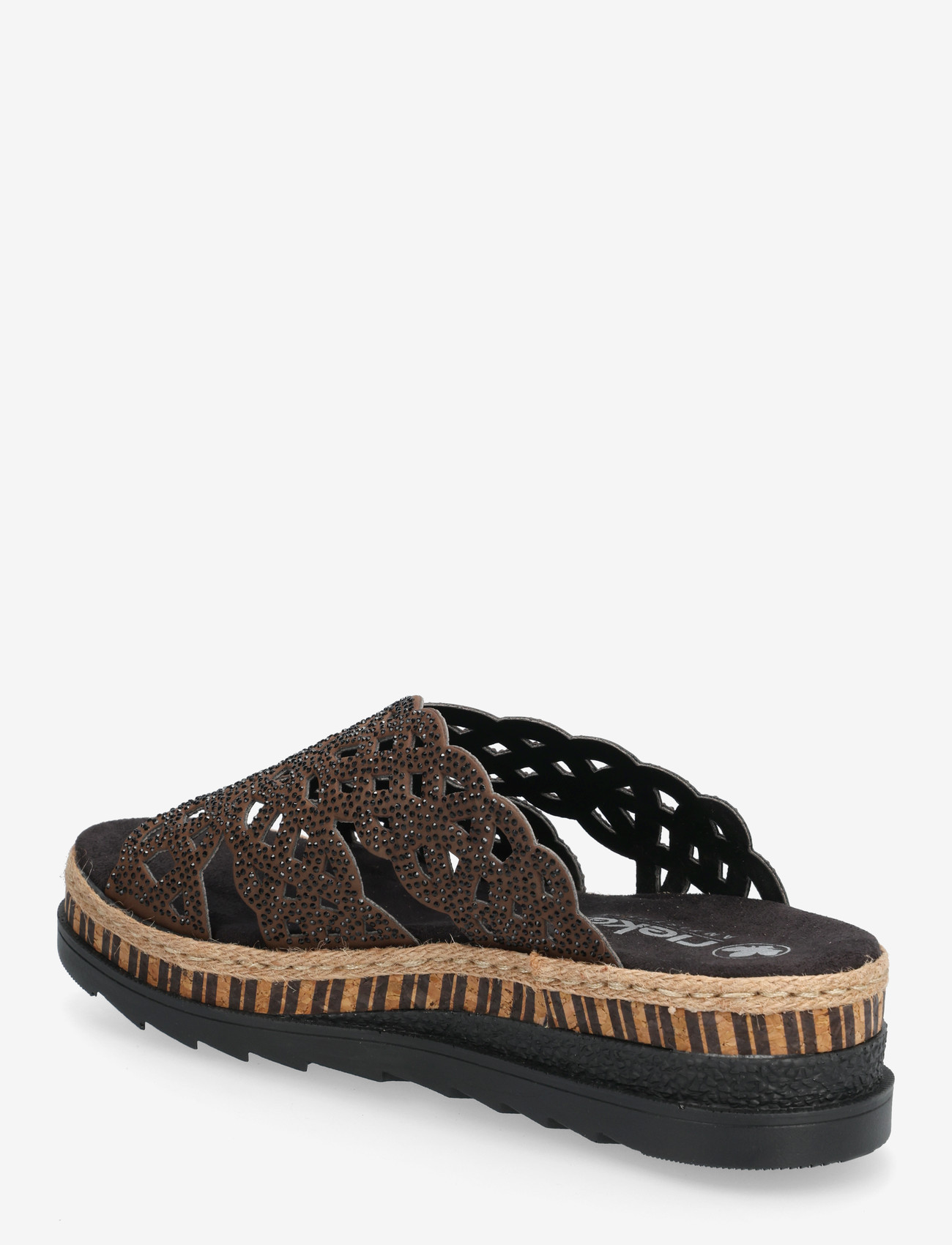 Rieker - V7992-24 - platformsandaler - brown - 2