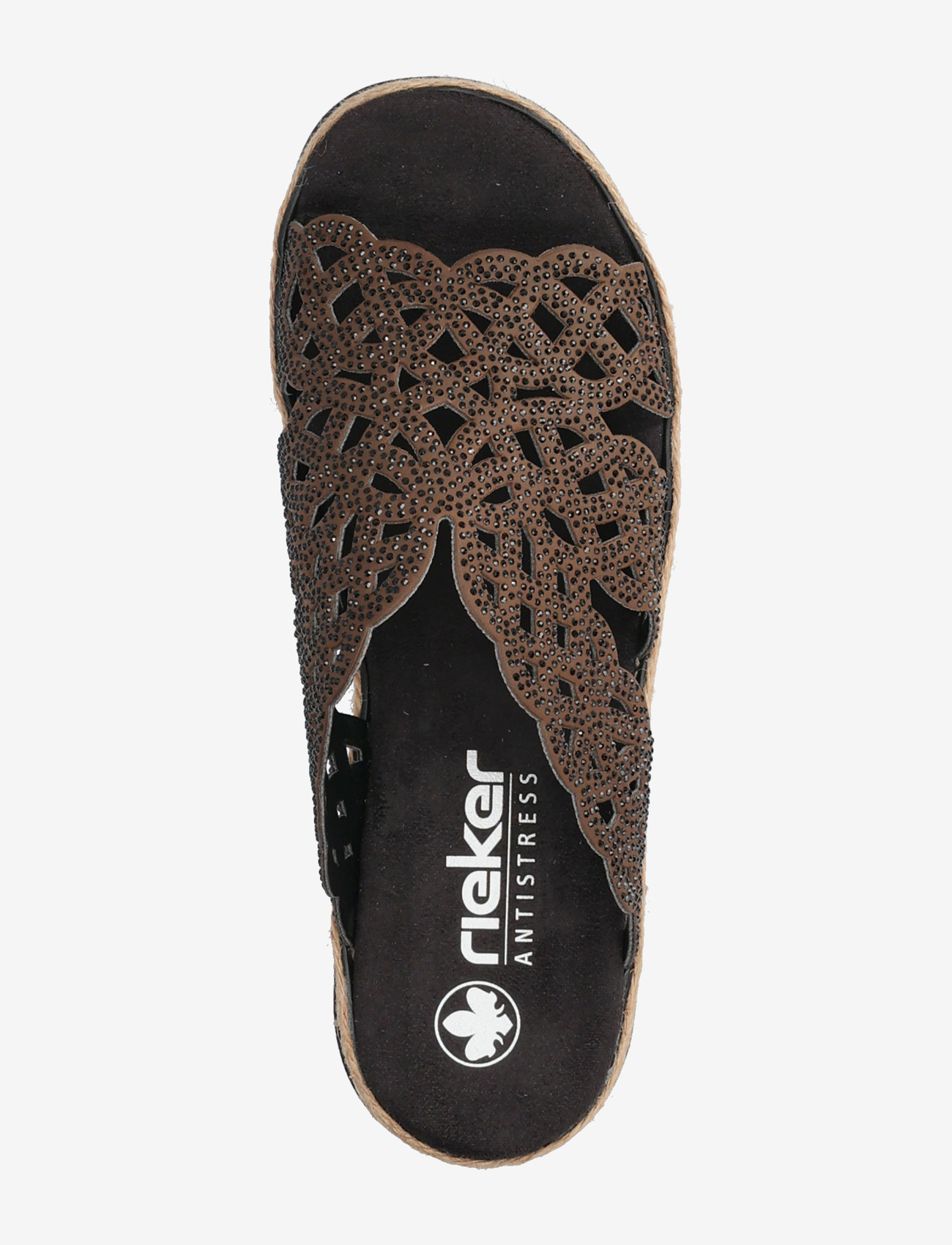 Rieker - V7992-24 - platformsandaler - brown - 3