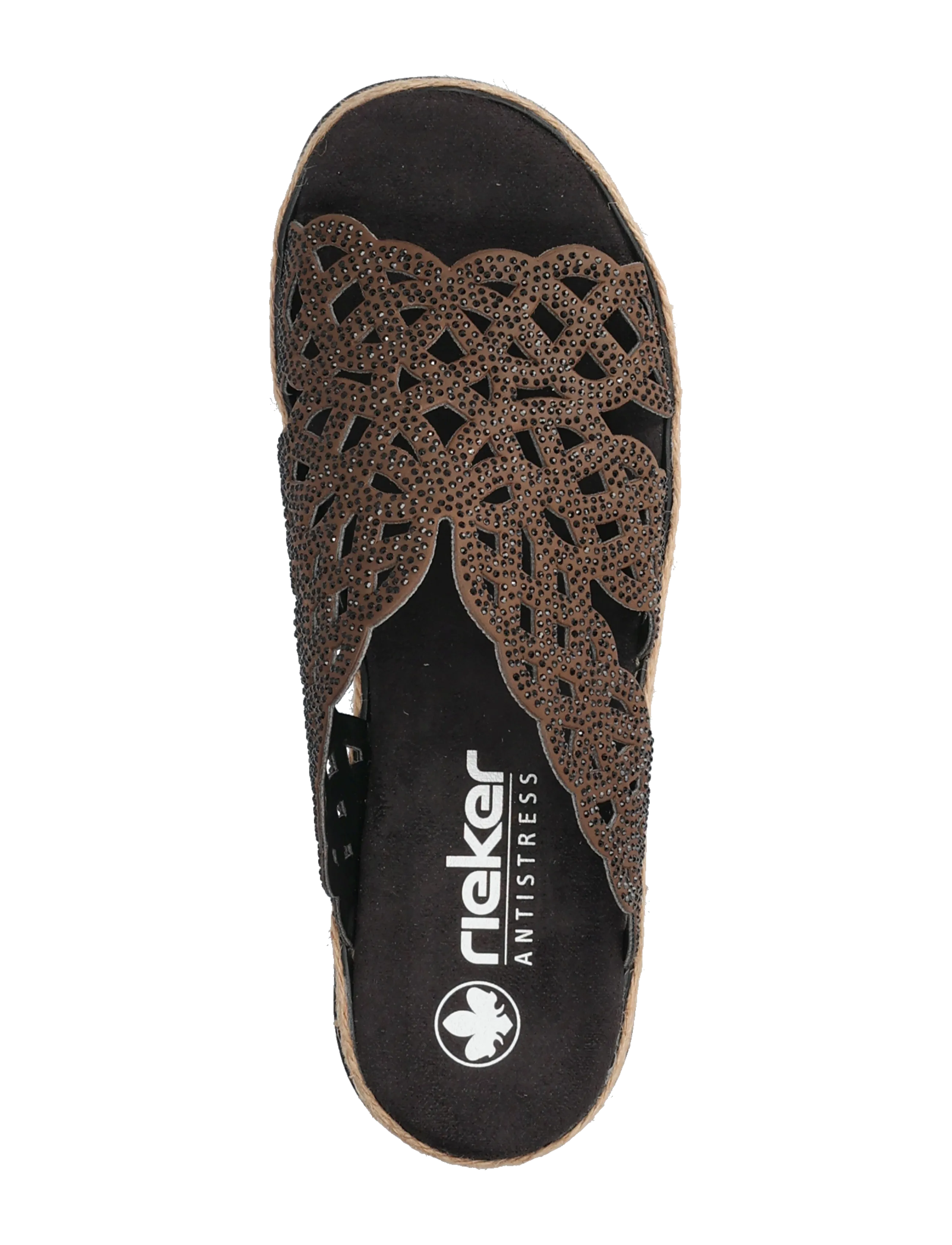 Rieker - V7992-24 - sandales à plateforme - brown - 3