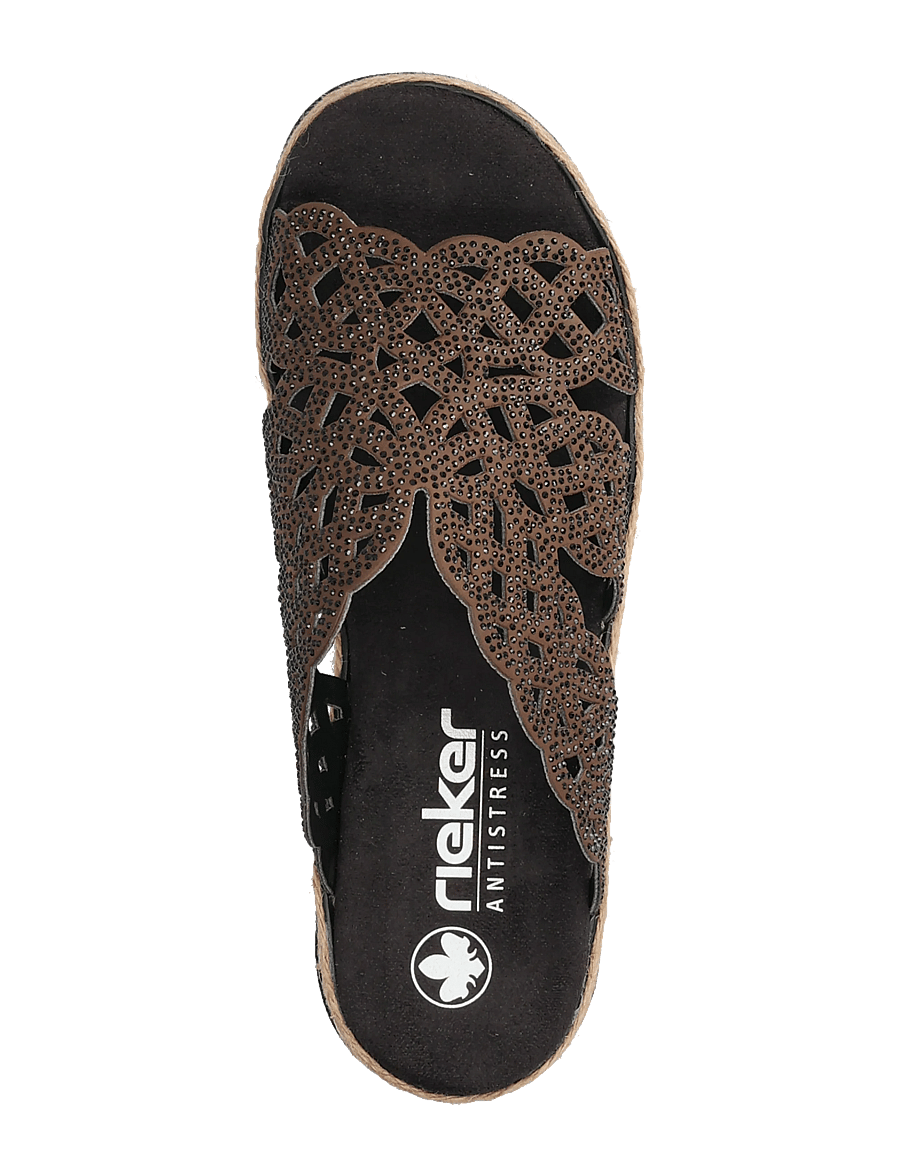 Rieker - V7992-24 - plateau-sandalen - brown - 3
