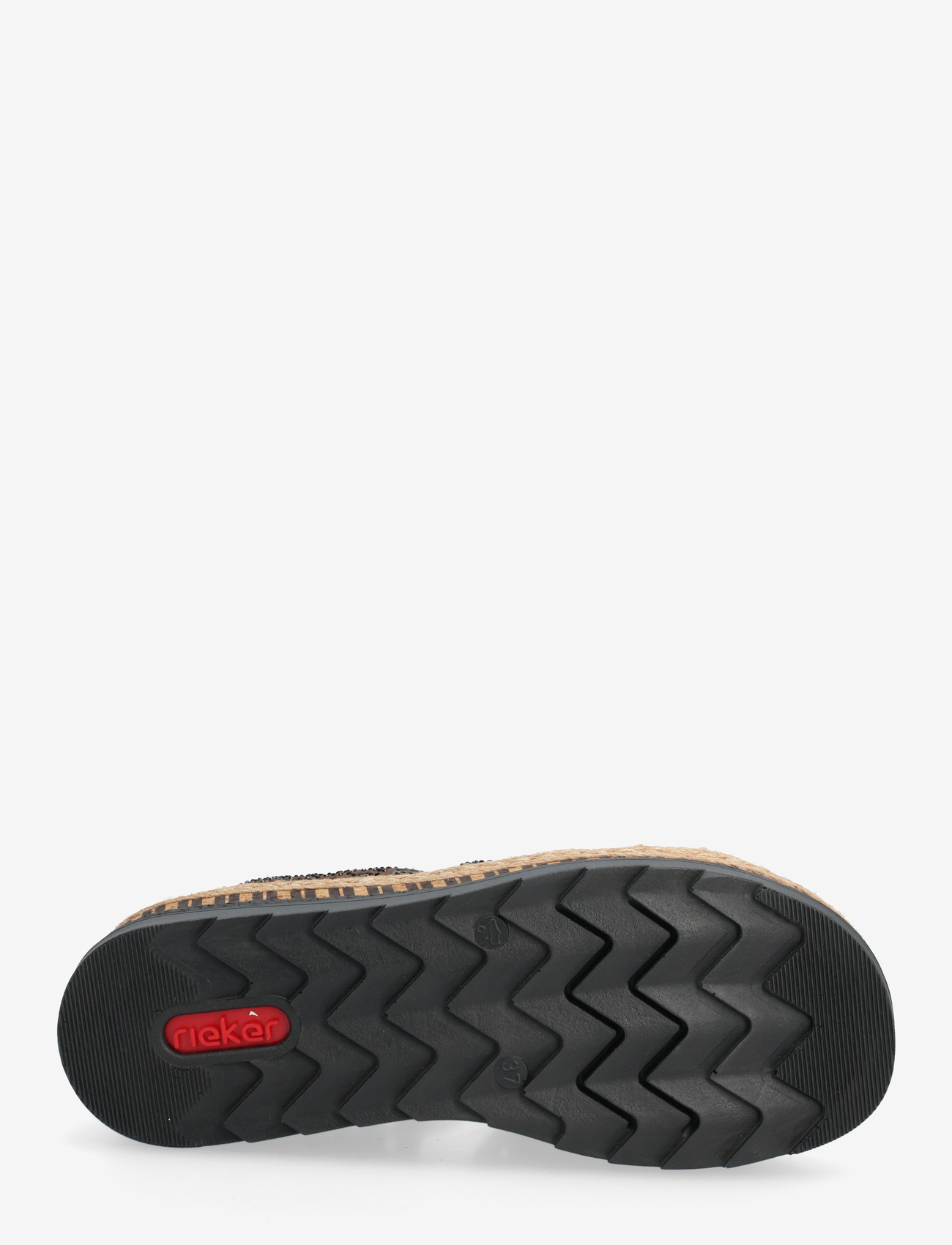 Rieker - V7992-24 - platformsandaler - brown - 4