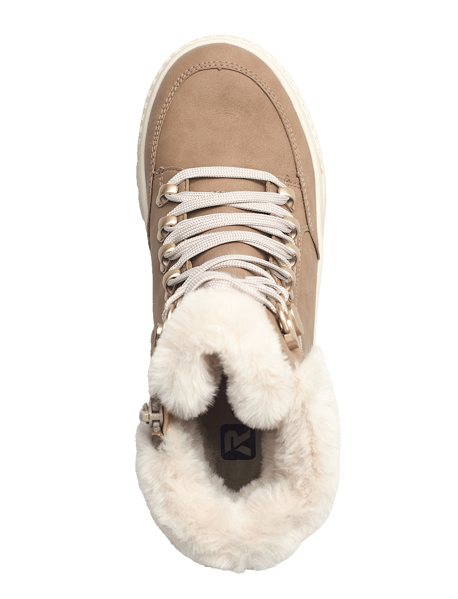 Rieker - W2174 - Žieminiai batai - beige - 3