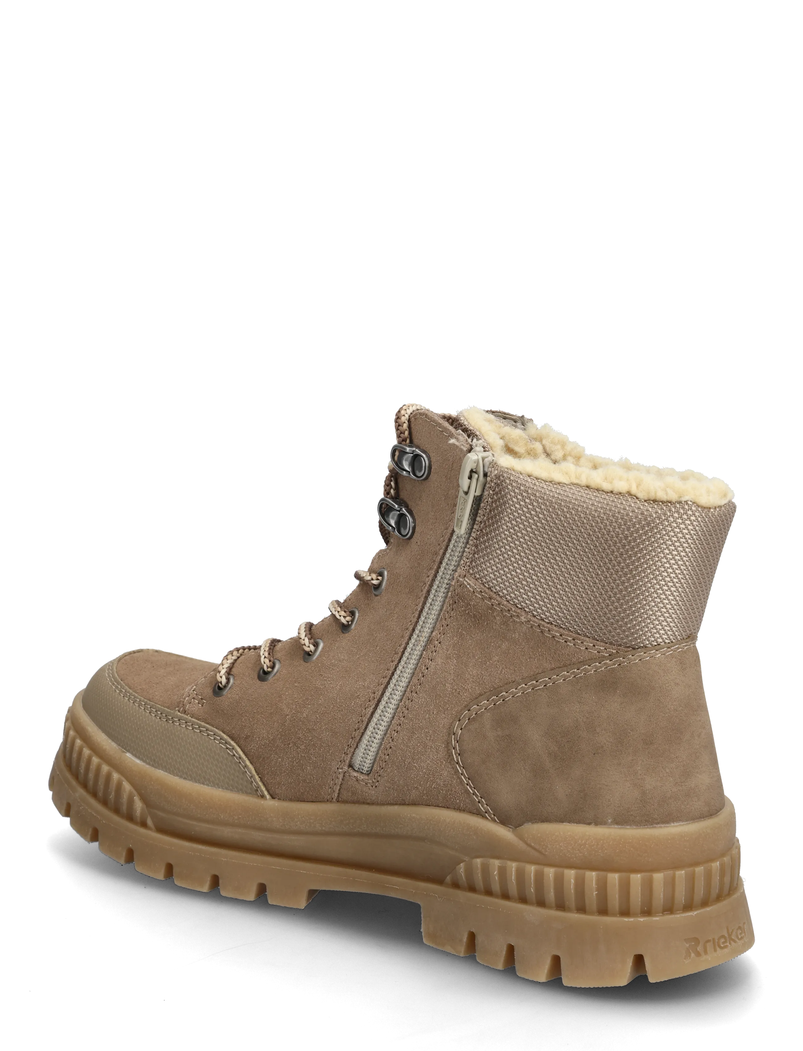 Rieker - W2176 - snørestøvler - beige - 2