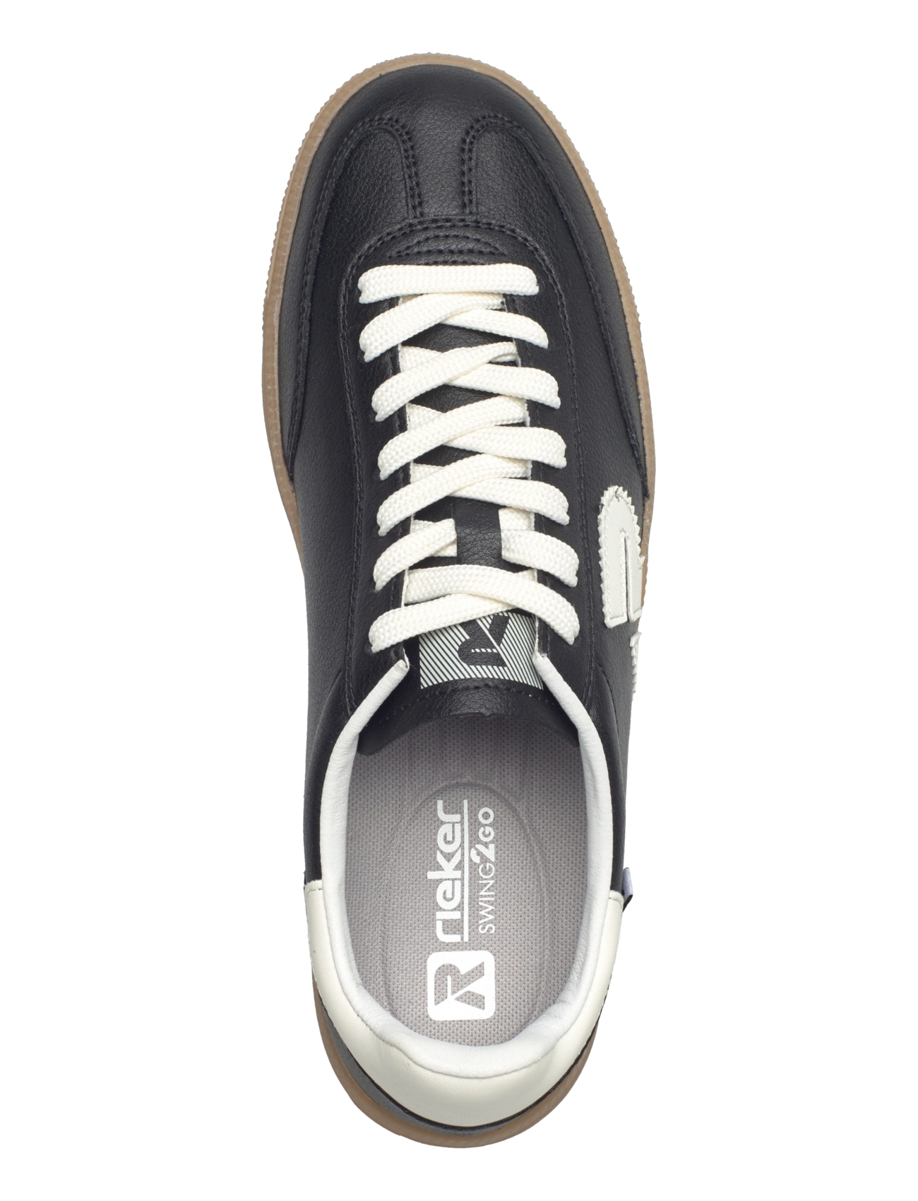 Rieker - W2200-84 - låga sneakers - black - 3