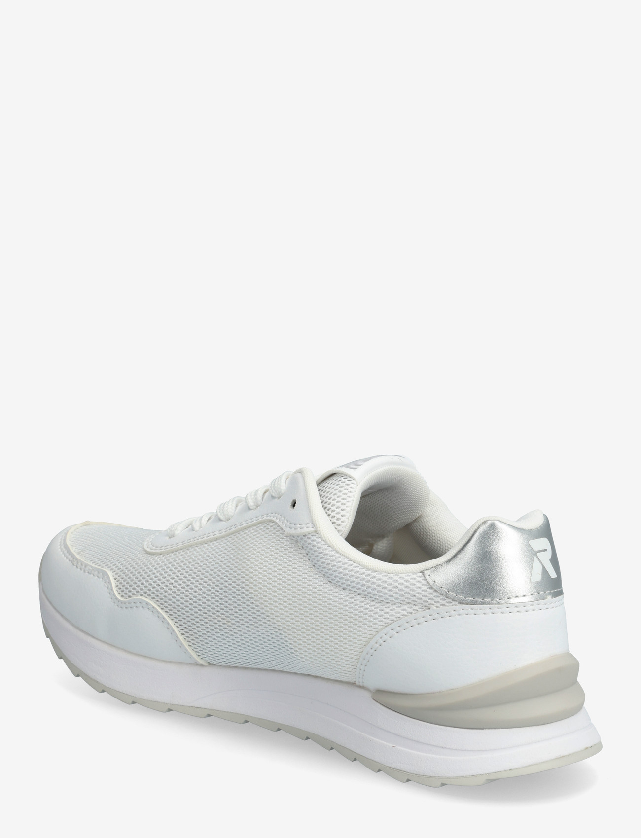 Rieker - W2404-82 - lágir strigaskór - white - 2