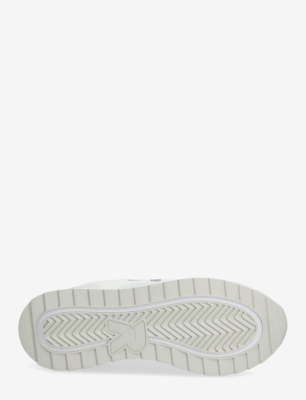 Rieker - W2404-82 - lágir strigaskór - white - 4