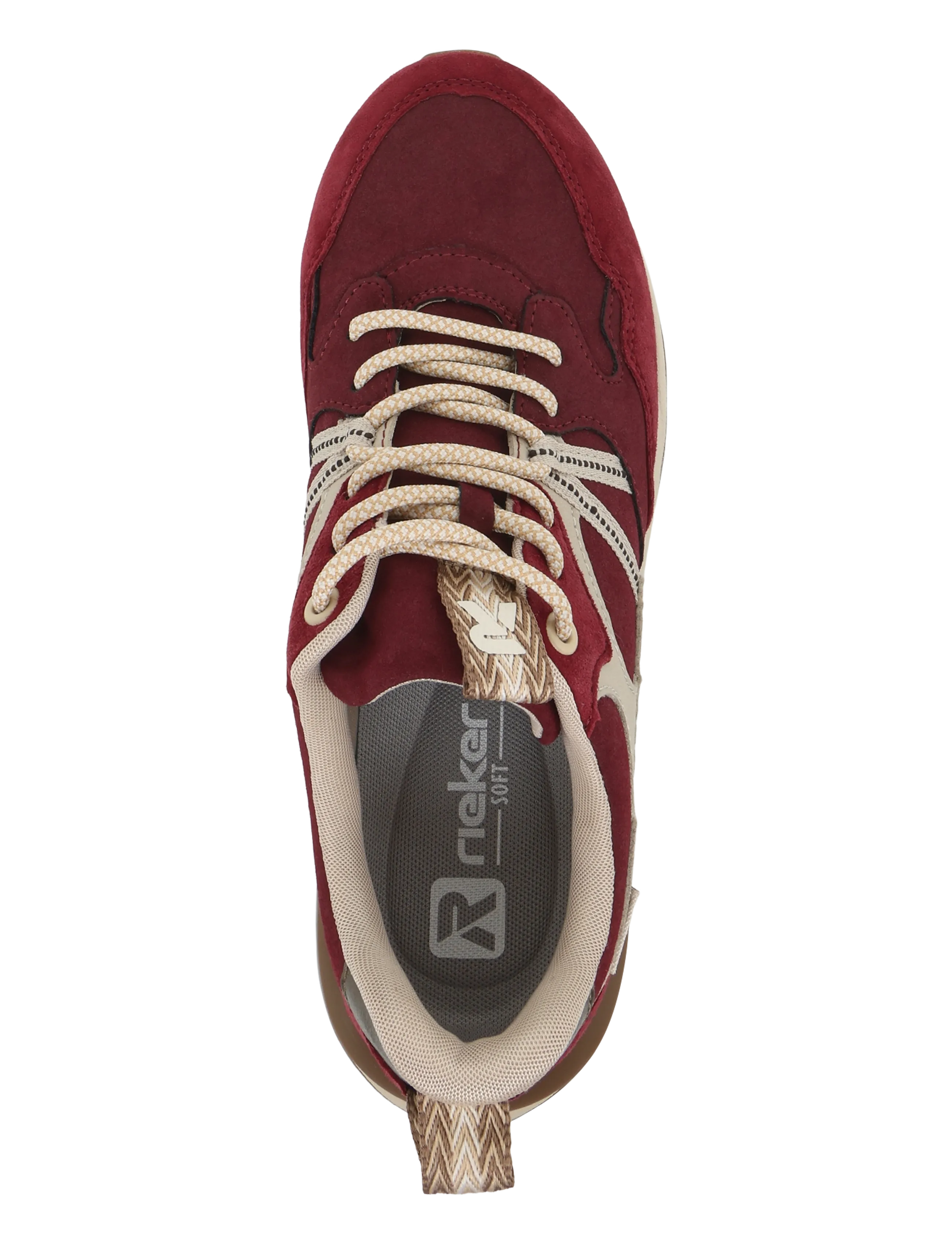 Rieker - Rieker Ladies shoes W2501-35 Red - lave sneakers - red - 3