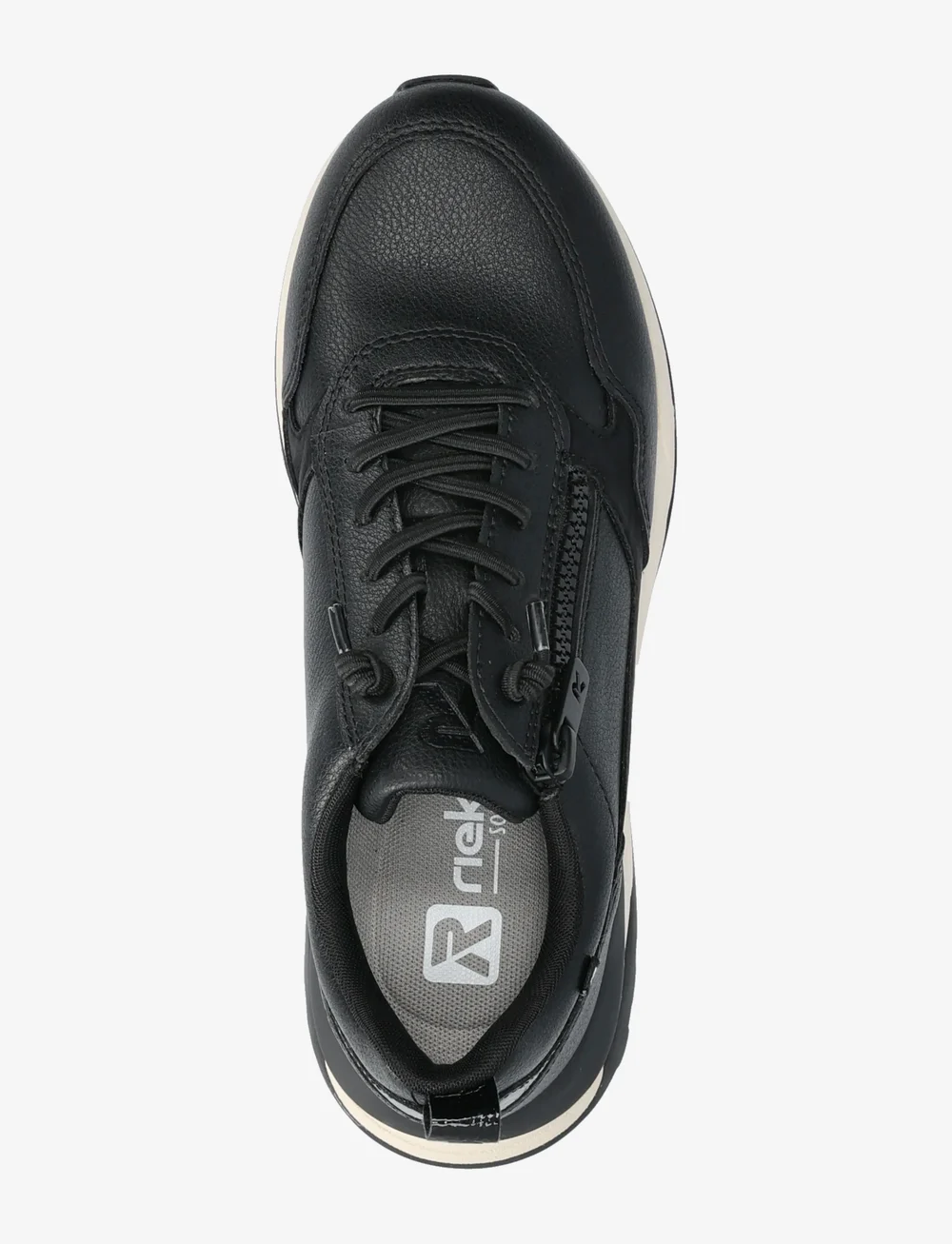 Rieker - W2504 - sneakers med lavt skaft - black - 3