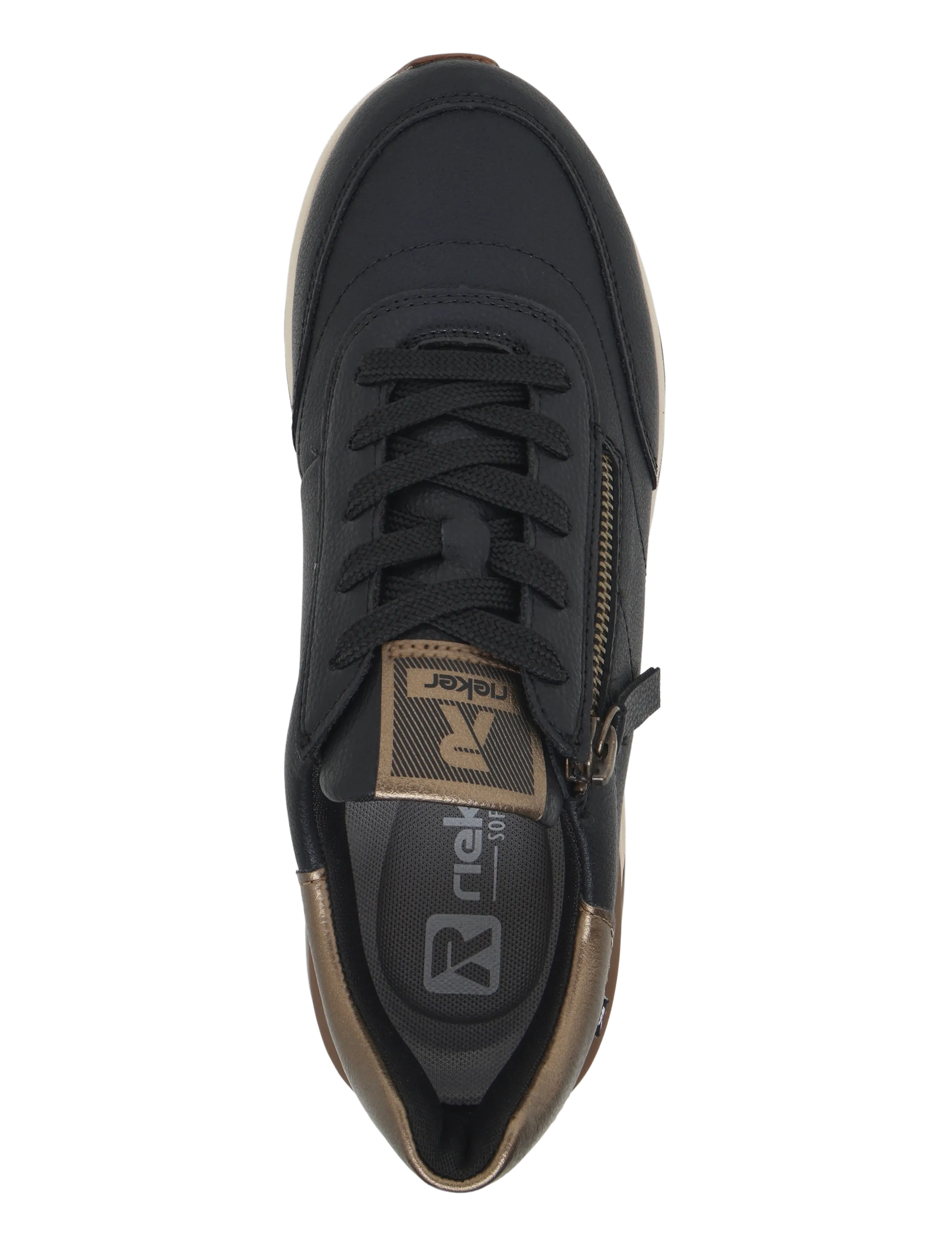 Rieker - Rieker Ladies shoes W2505-00 Black - lave sneakers - black - 3