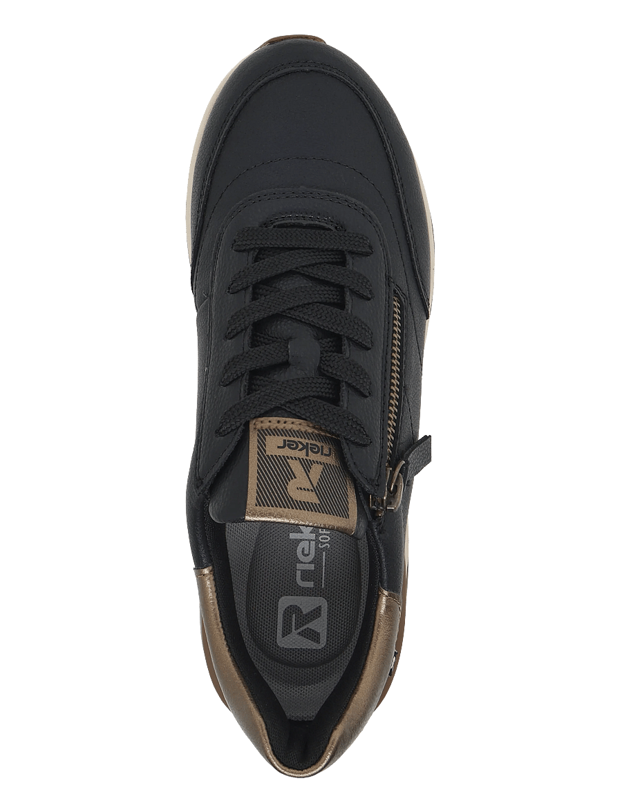 Rieker - Rieker Ladies shoes W2505-00 Black - lave sneakers - black - 3