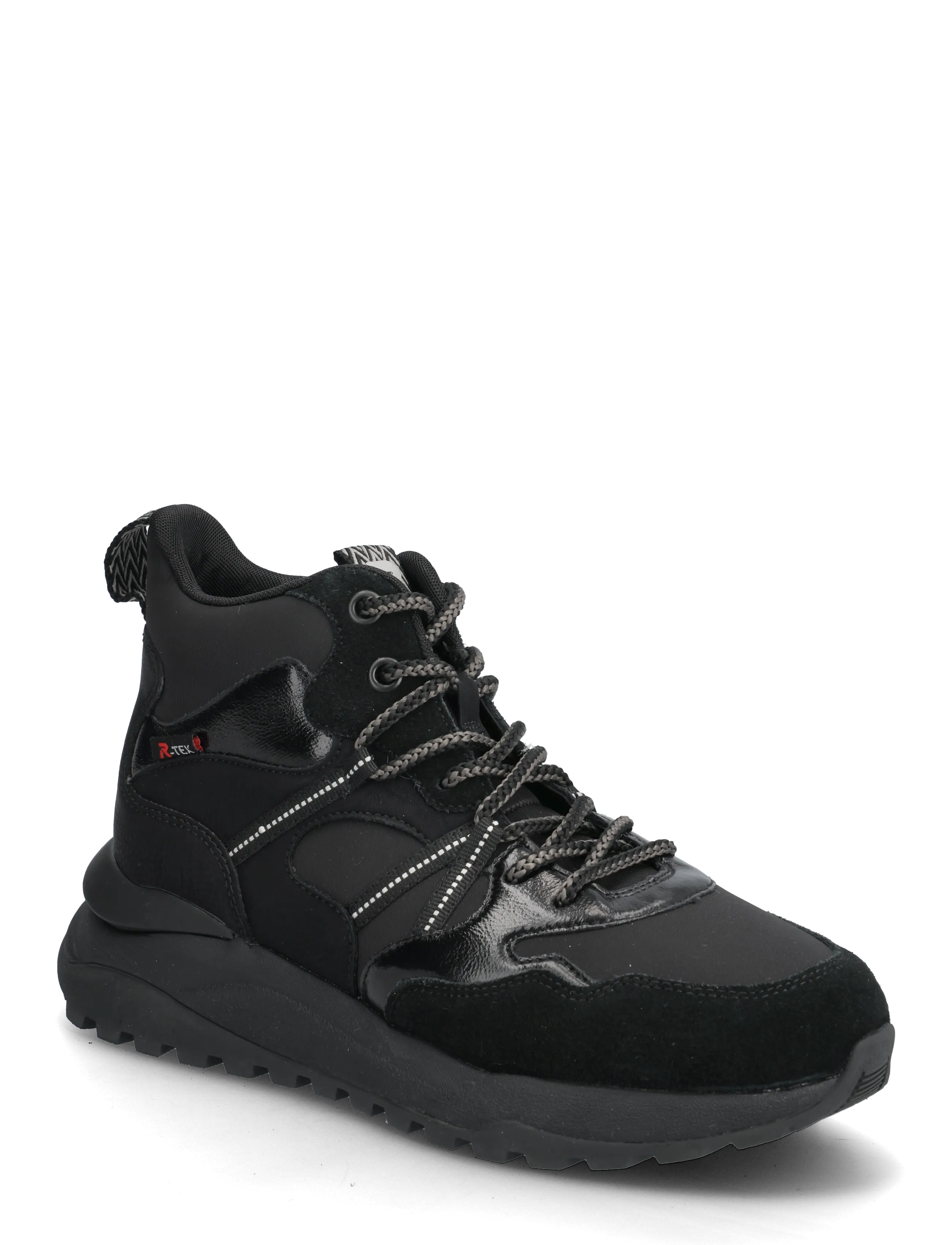 Rieker W2570, 41, Black, Sneakers > Sneakers Med Høj Top, Dame