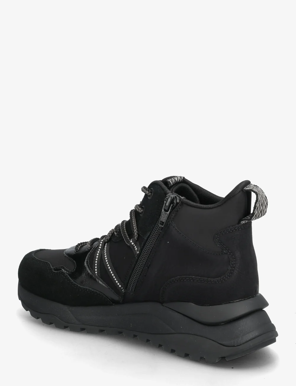 Rieker - W2570 - sneakersy wysokie - black - 2