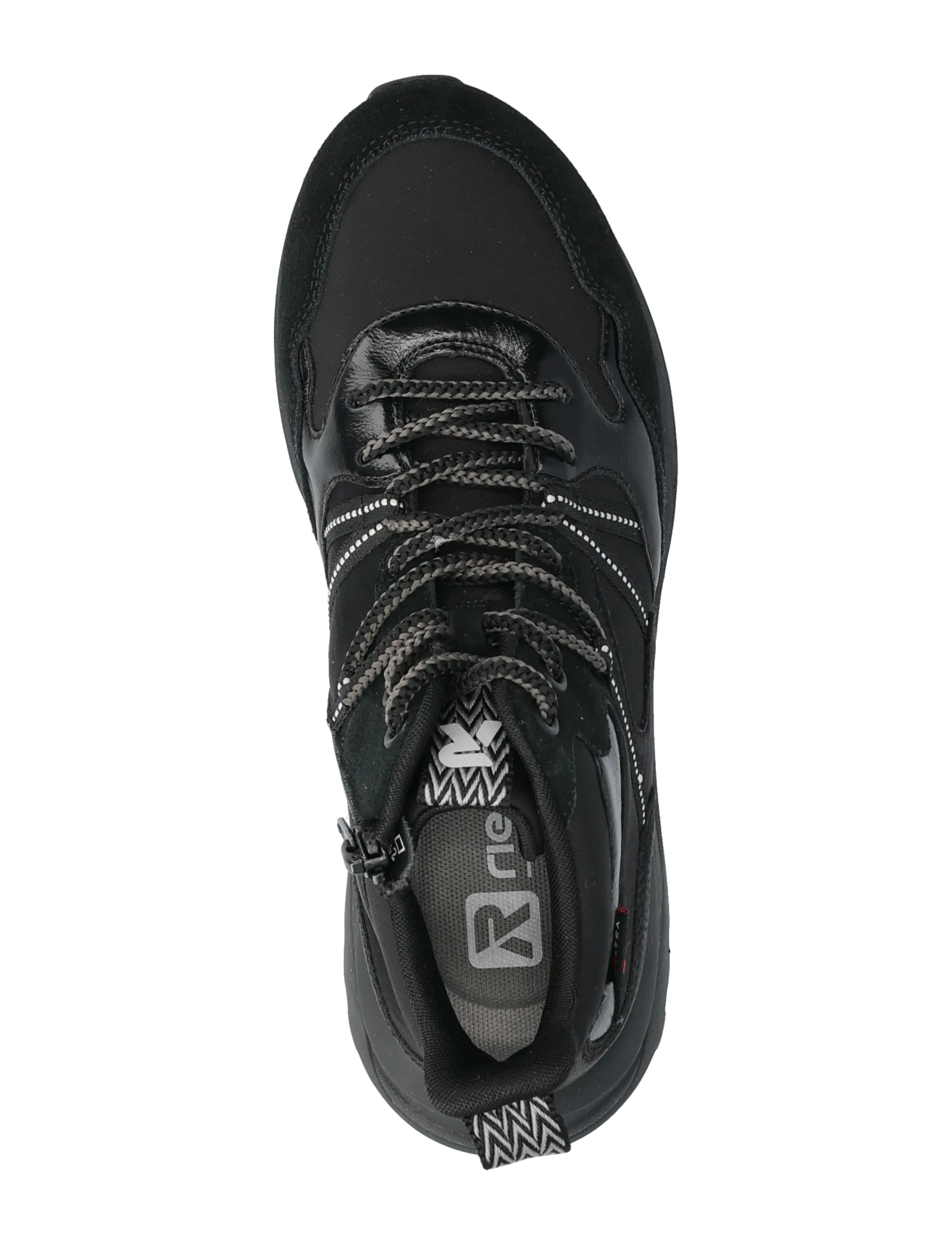 Rieker - W2570 - kõrge säärega tossud - black - 3