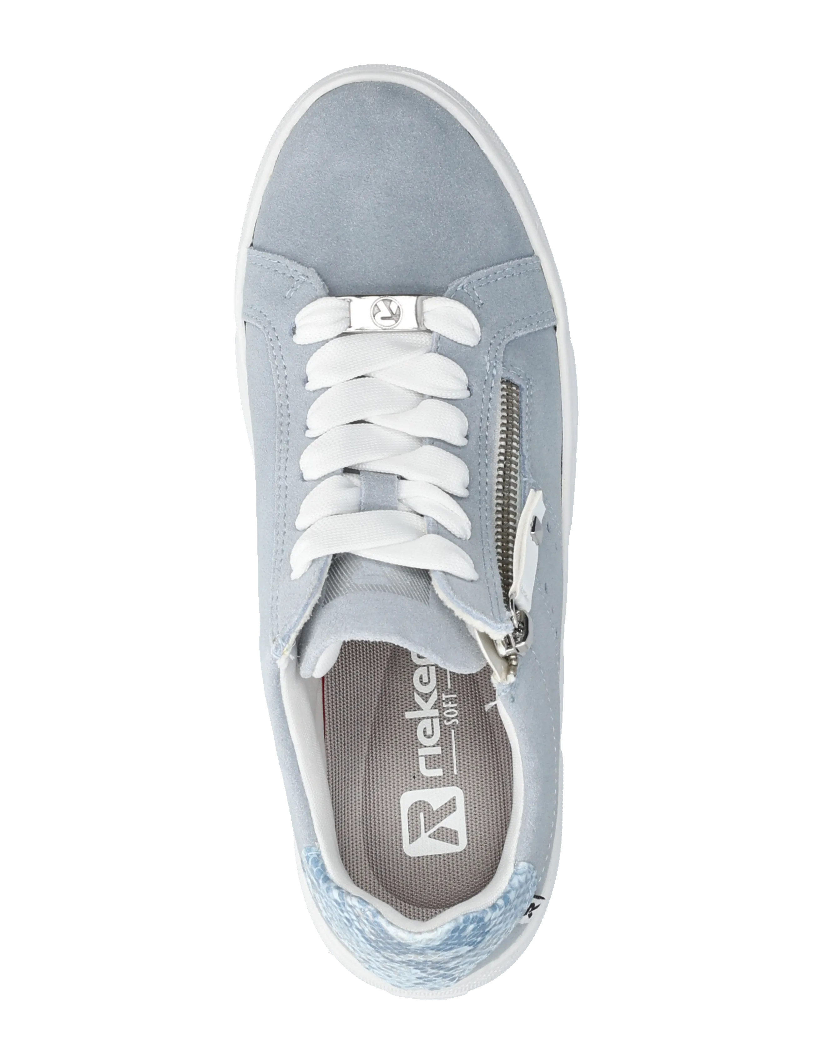 Rieker - Rieker Ladies shoes W2605-80 White - konfirmationstøj - blue - 3