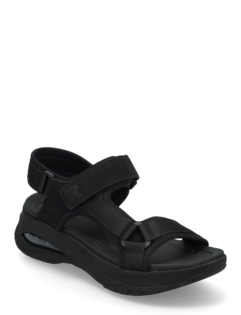 Rieker - W3151-00 - flache sandalen - black - 0