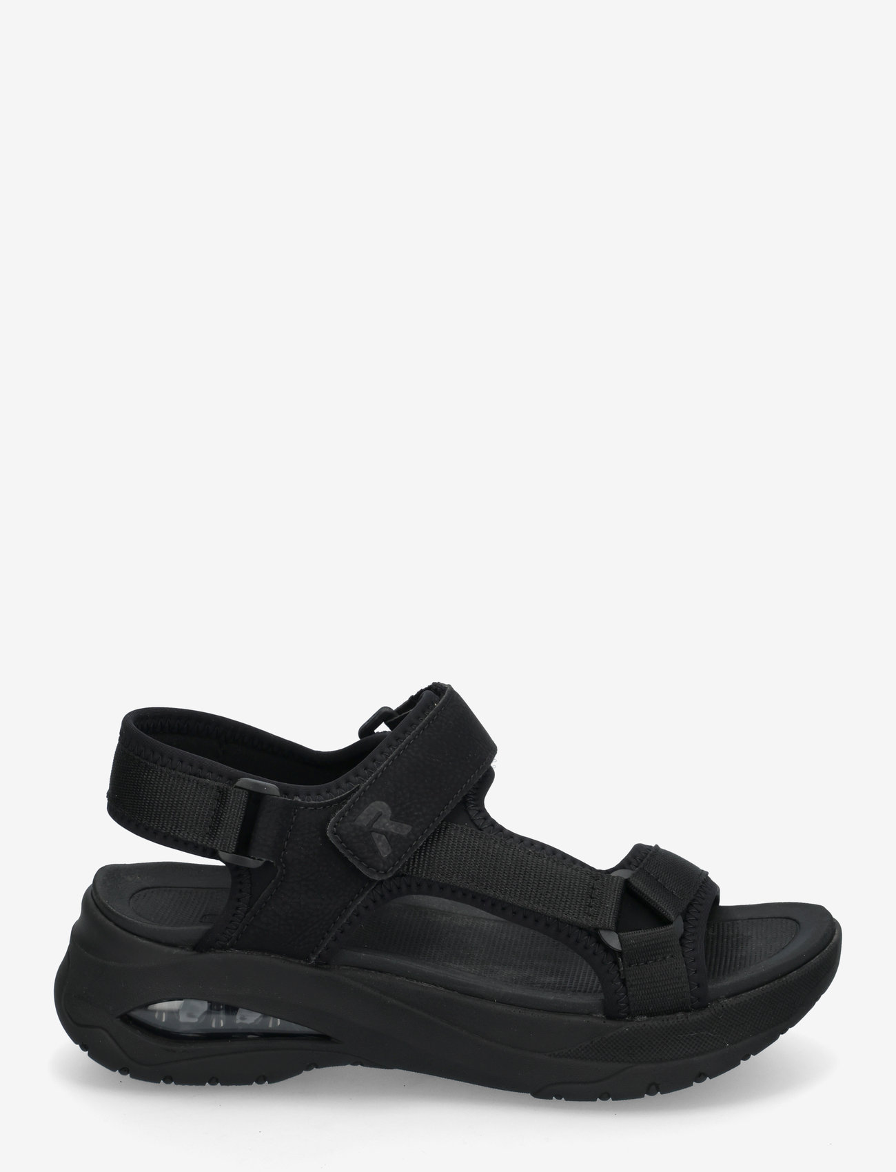 Rieker - W3151-00 - flat sandals - black - 1