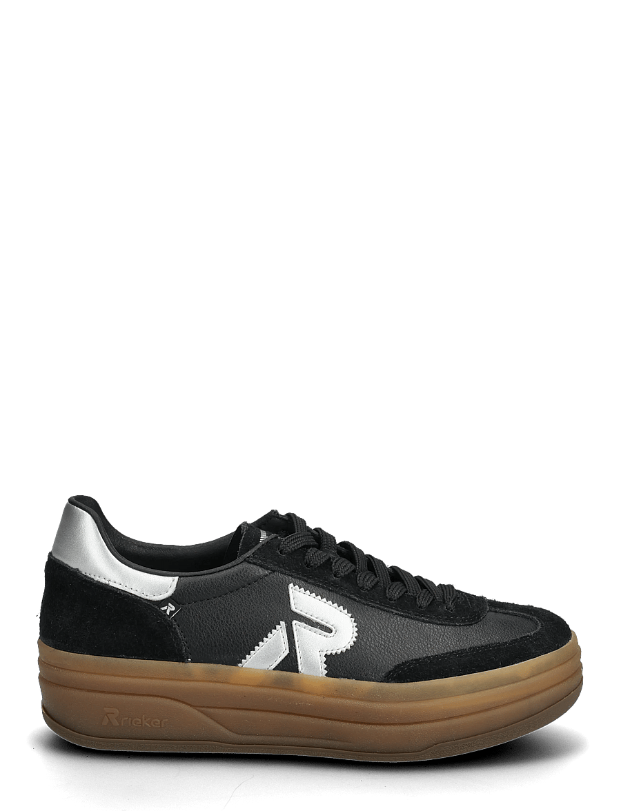 Rieker - W3700 - madala säärega tossud - black - 1
