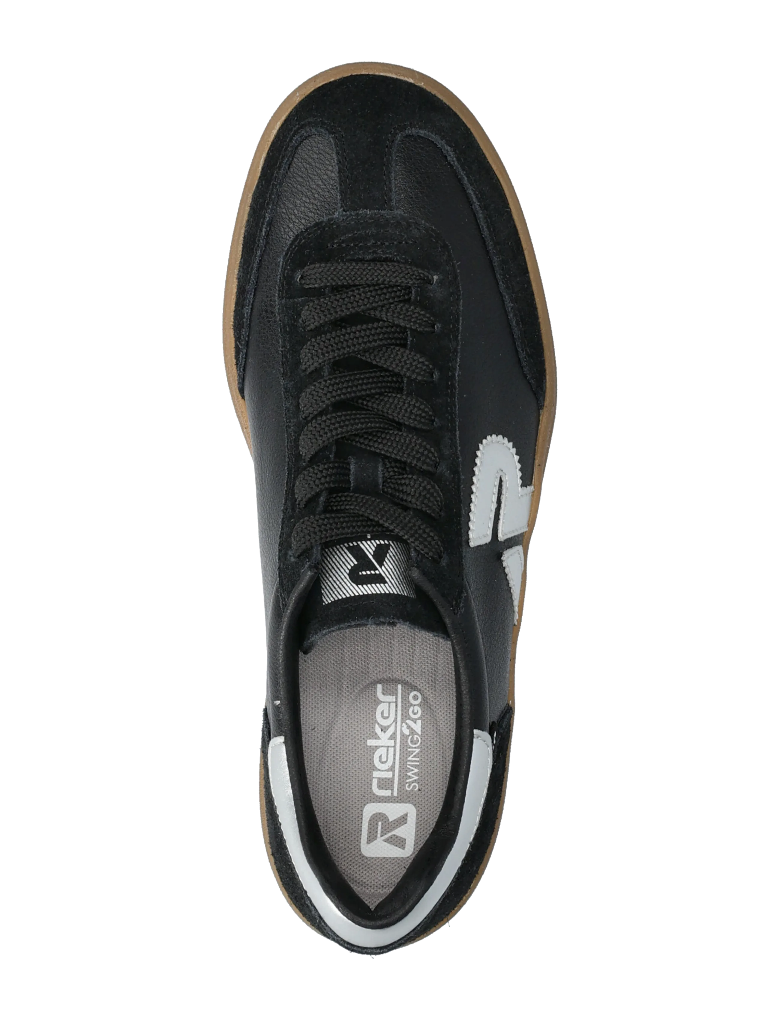 Rieker - W3700 - matalavartiset tennarit - black - 3