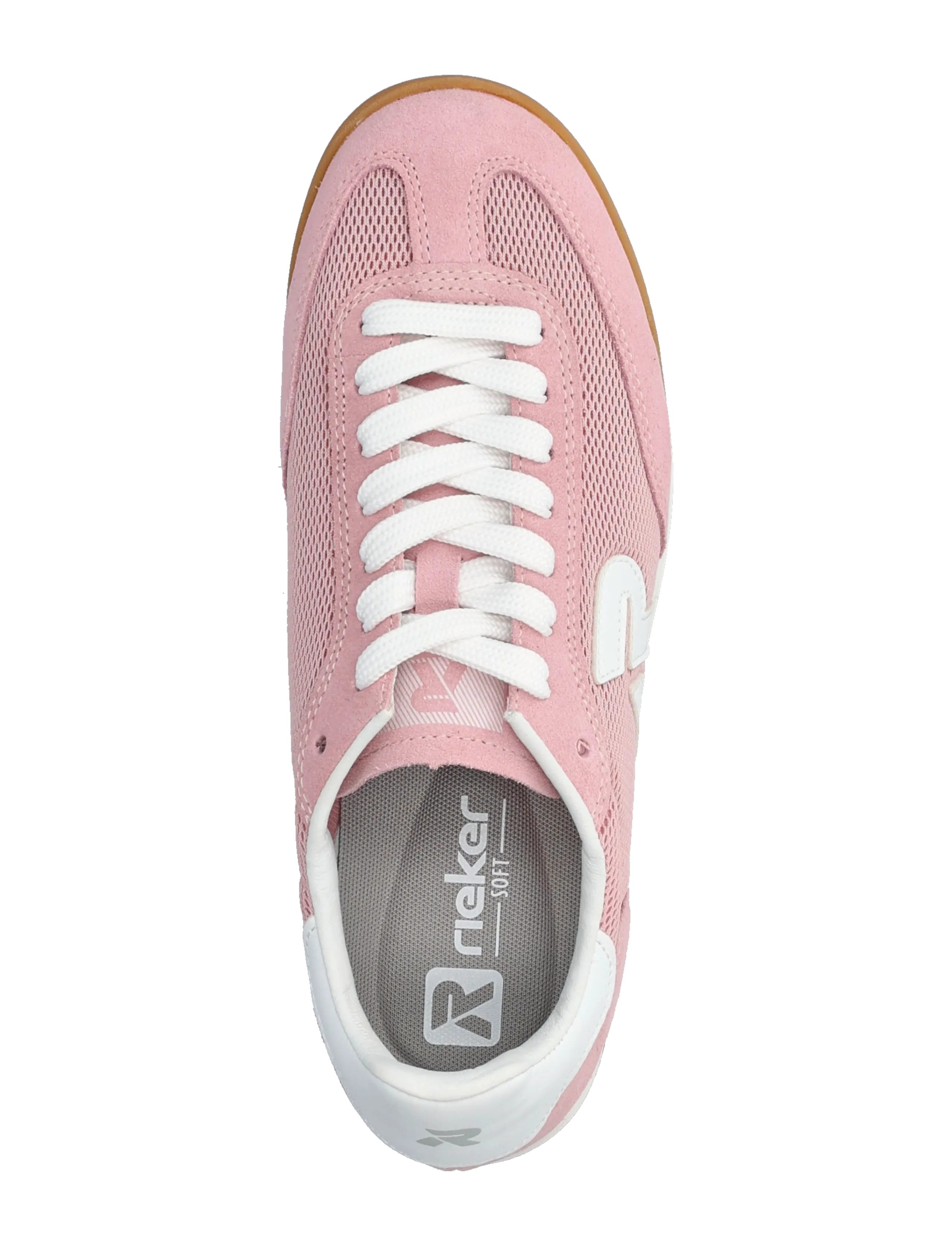 Rieker - Rieker Ladies shoes W4000-12 blue - lave sneakers - red - 3