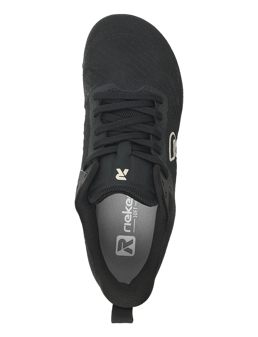 Rieker - W4301-80 - niedrige sneaker - black - 3