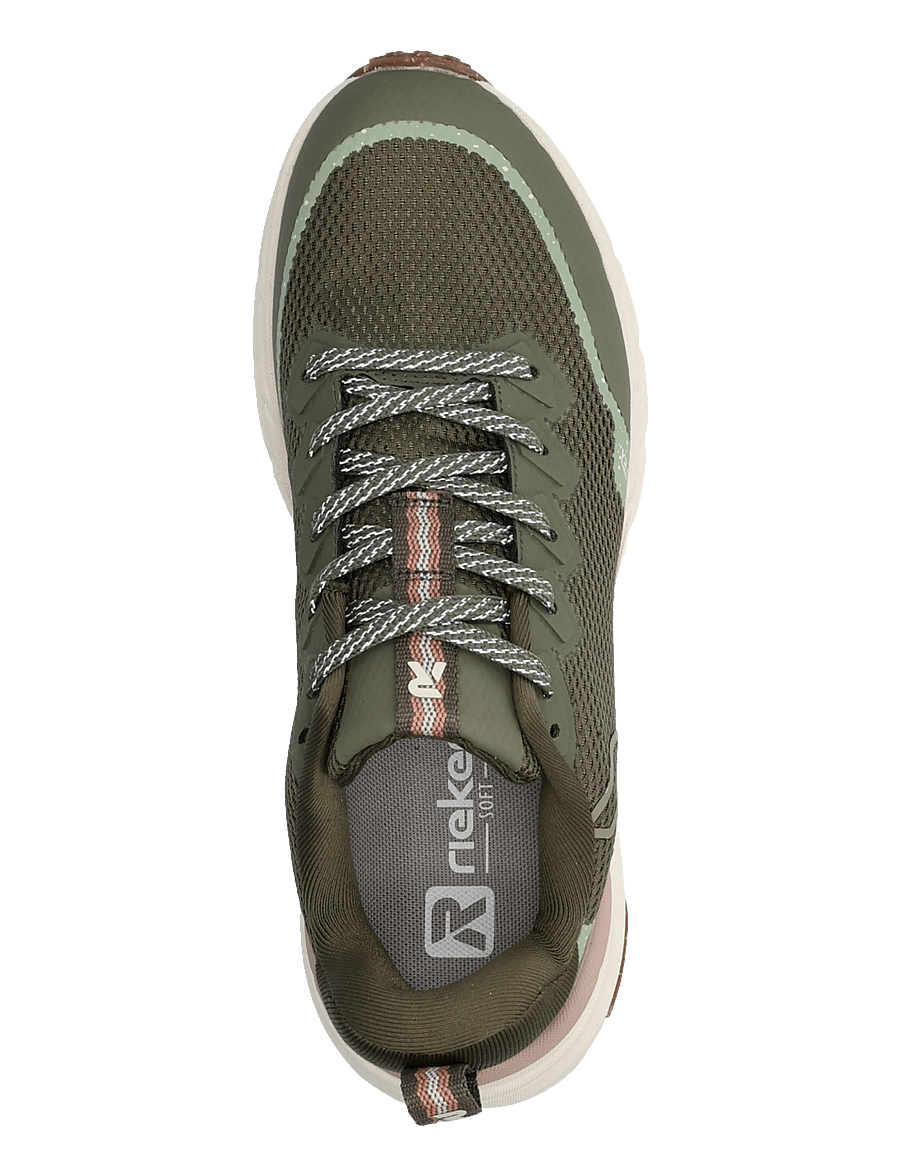 Rieker - Rieker Ladies shoes W4501-60 Beige - niedrige sneaker - green - 3