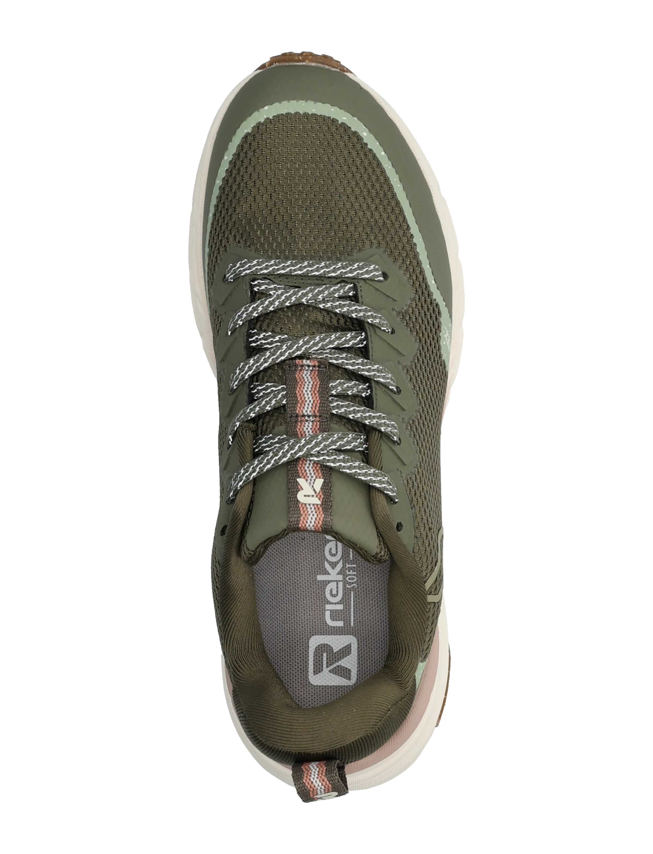 Rieker - W4501-60 - niedrige sneaker - green - 3