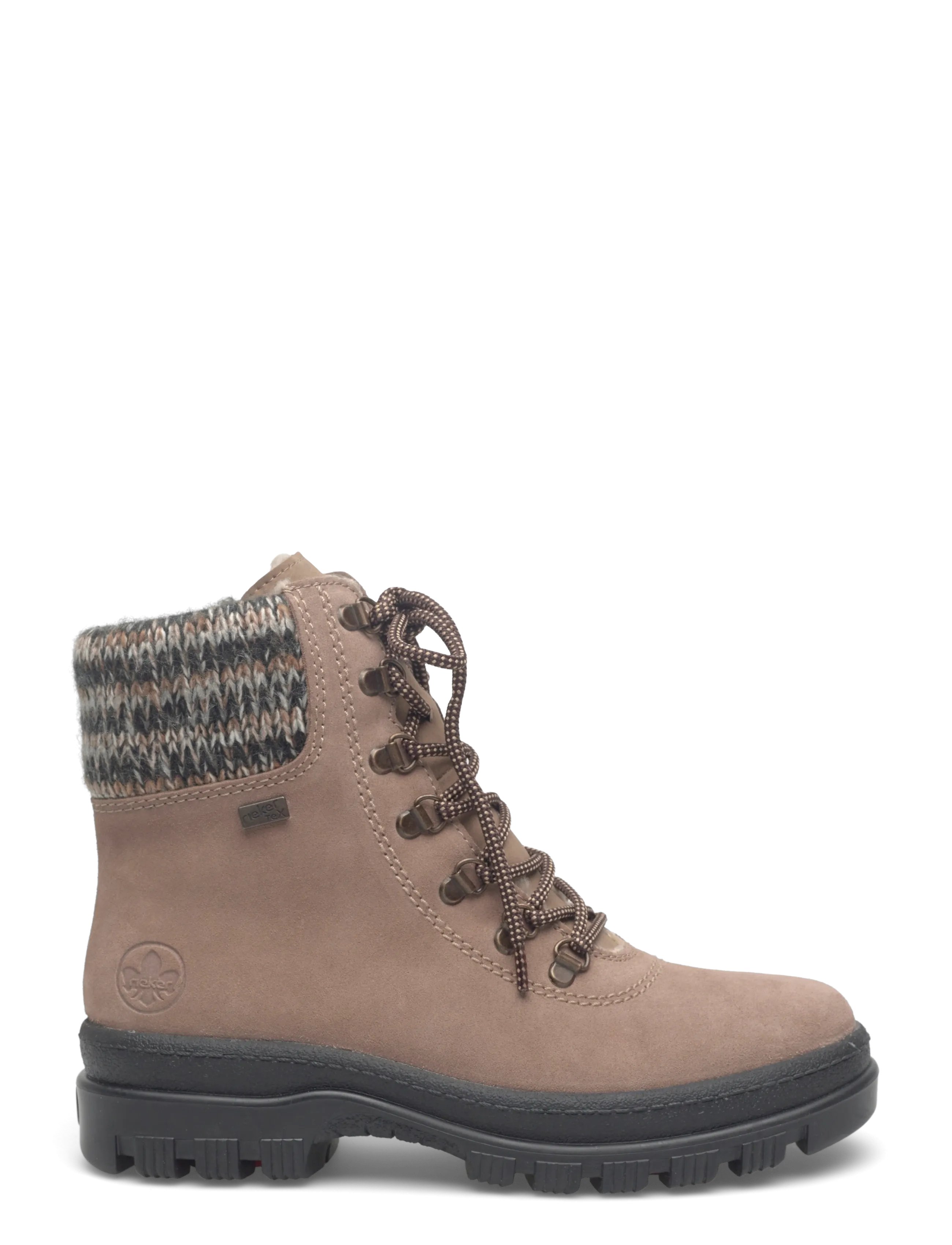 Rieker - Rieker Ladies mid height boots X8233-25 Brown - beige - 1