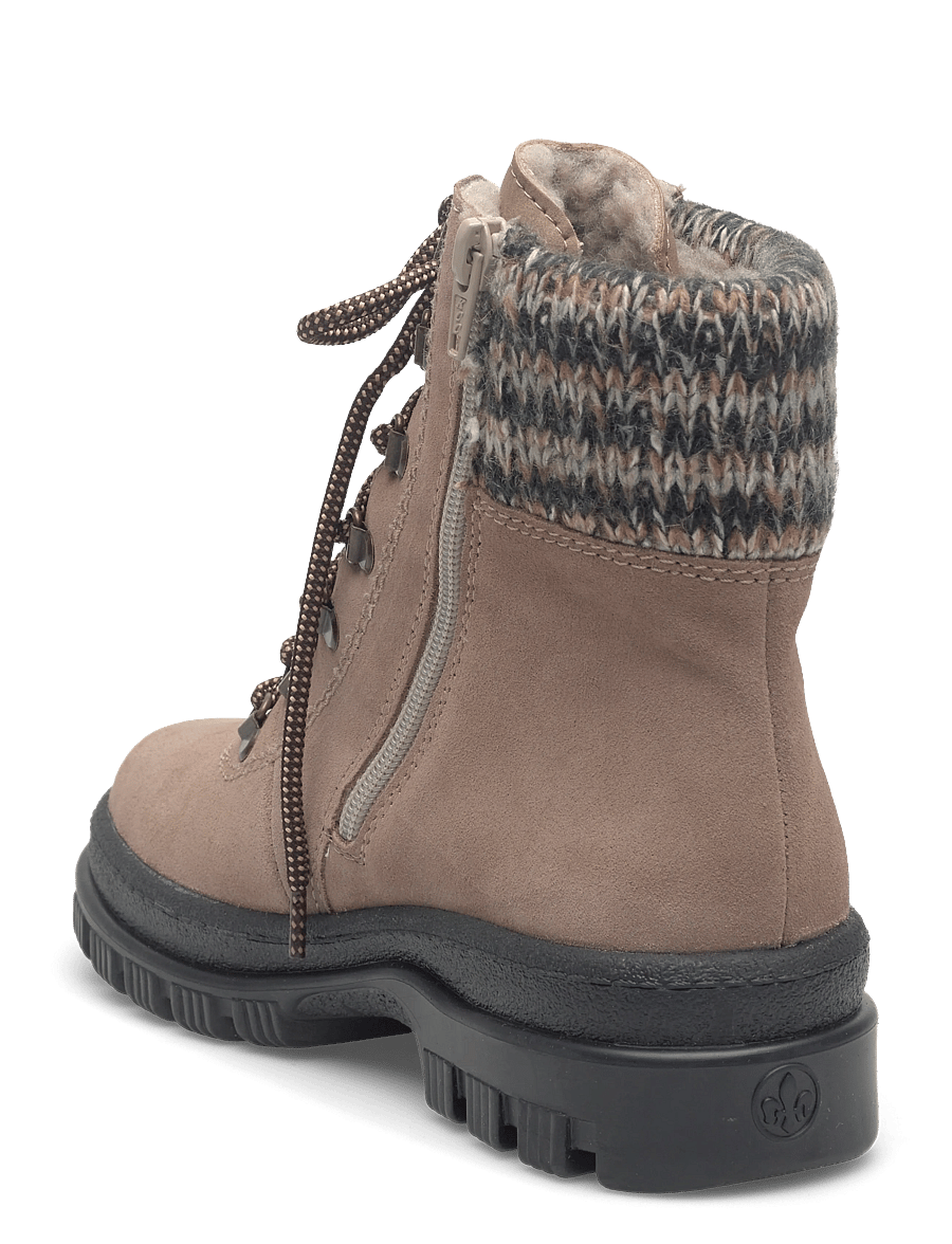 Rieker - Rieker Ladies mid height boots X8233-25 Brown - beige - 2