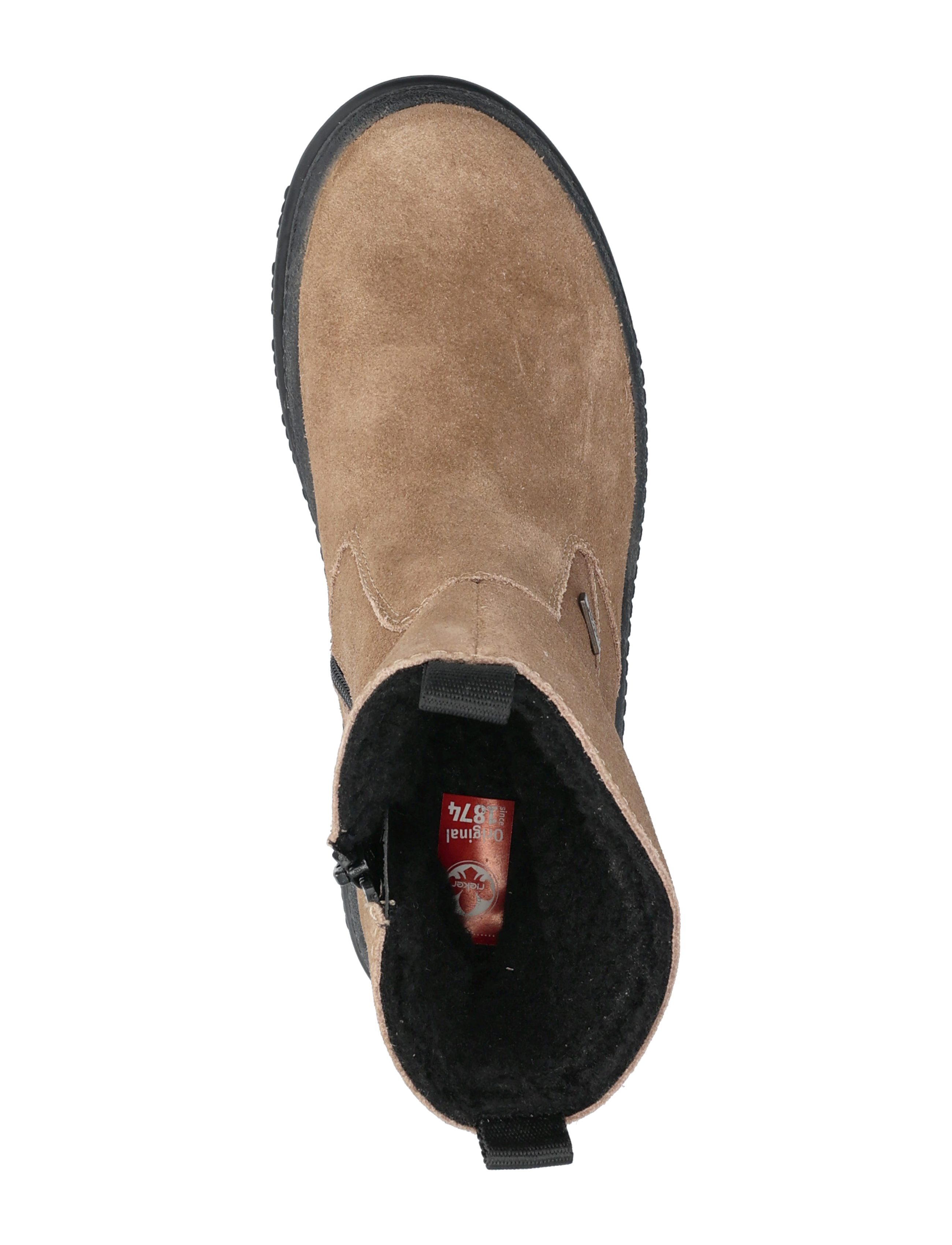 Rieker - Rieker Ladies mid height boots X8250-64 Beige - flade ankelstøvler - beige - 4