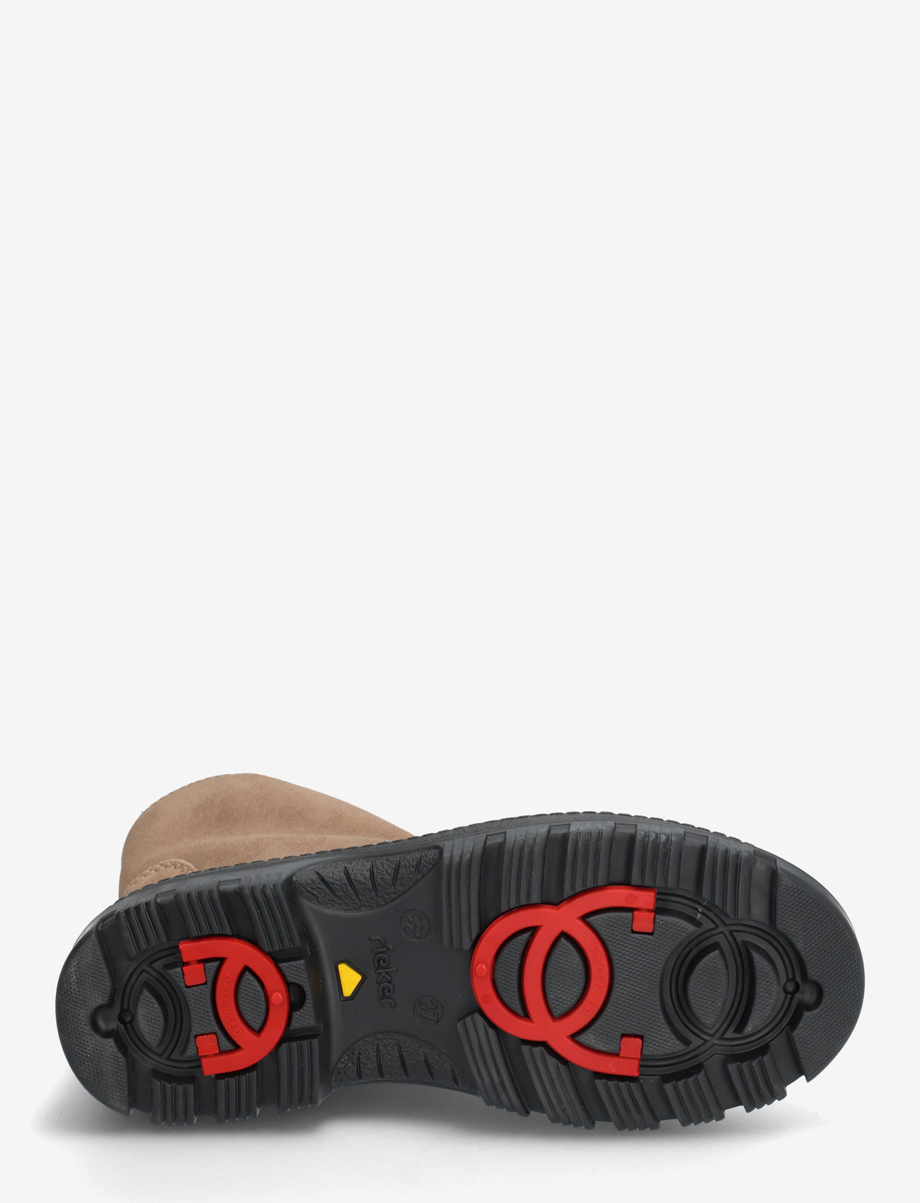 Rieker - X8250 - flade ankelstøvler - beige - 4